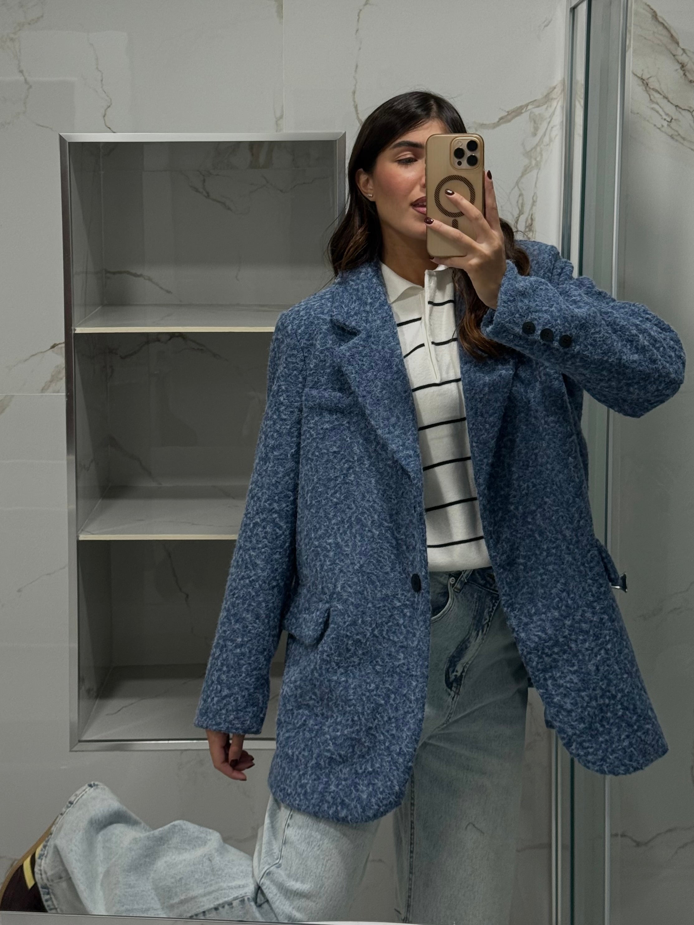 Blazer Canada azzurro