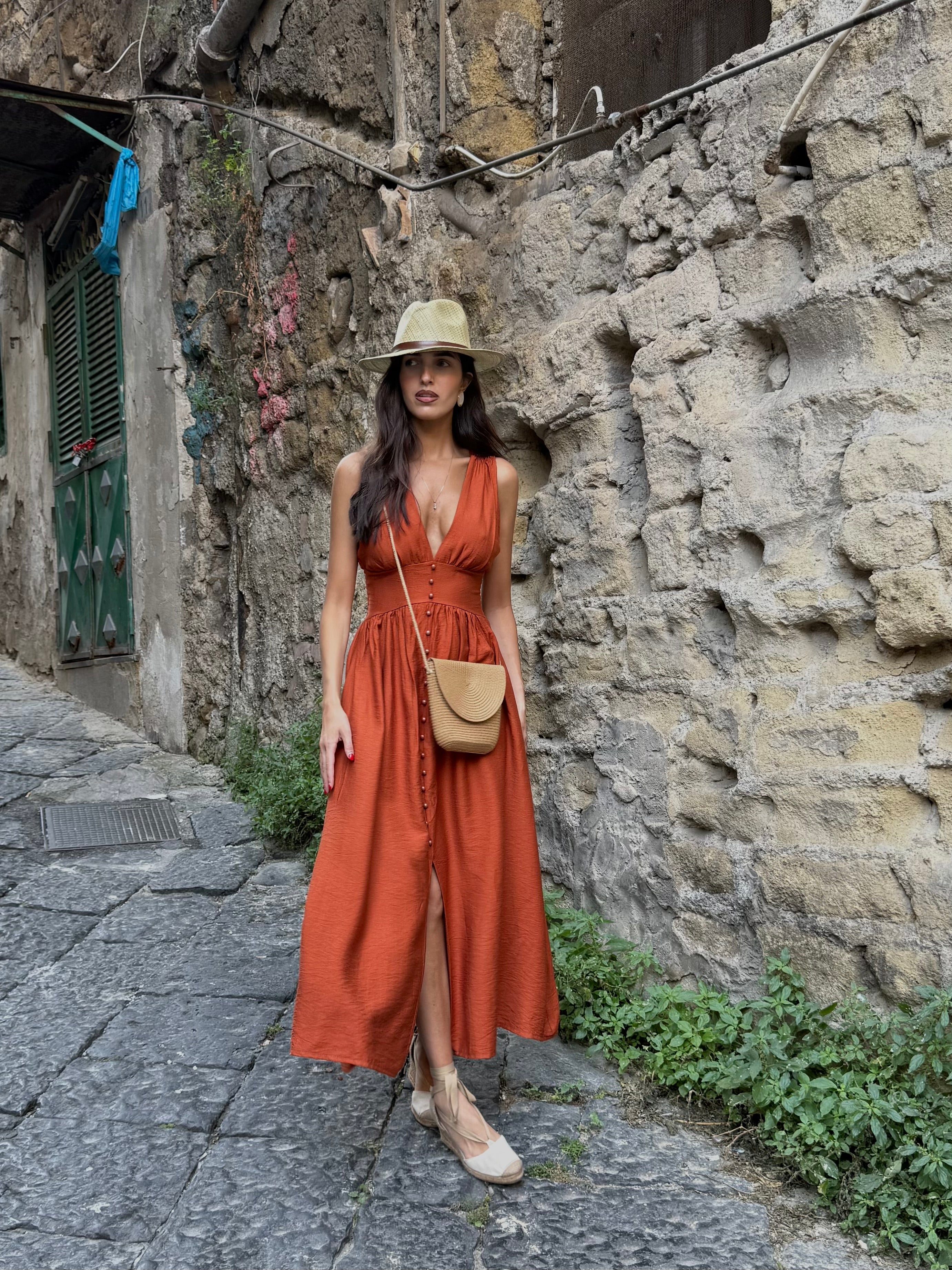 Dress Santorini coccio - LadyB Shop Online