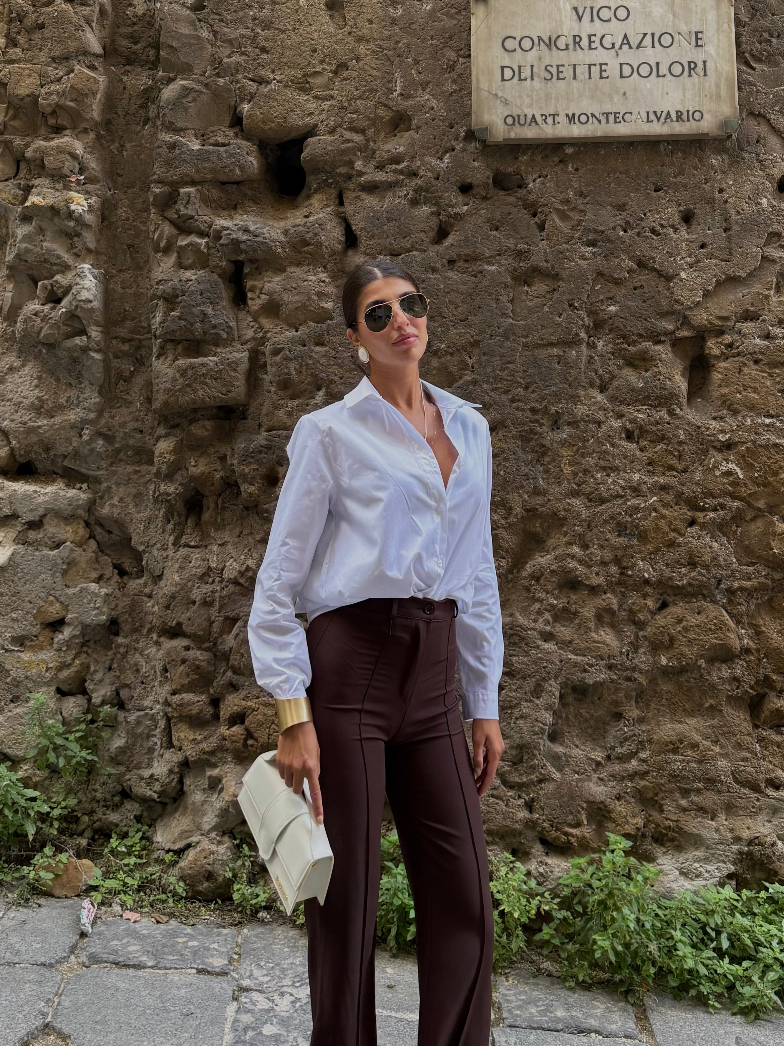 Camicia basic bianca - LadyB Shop Online