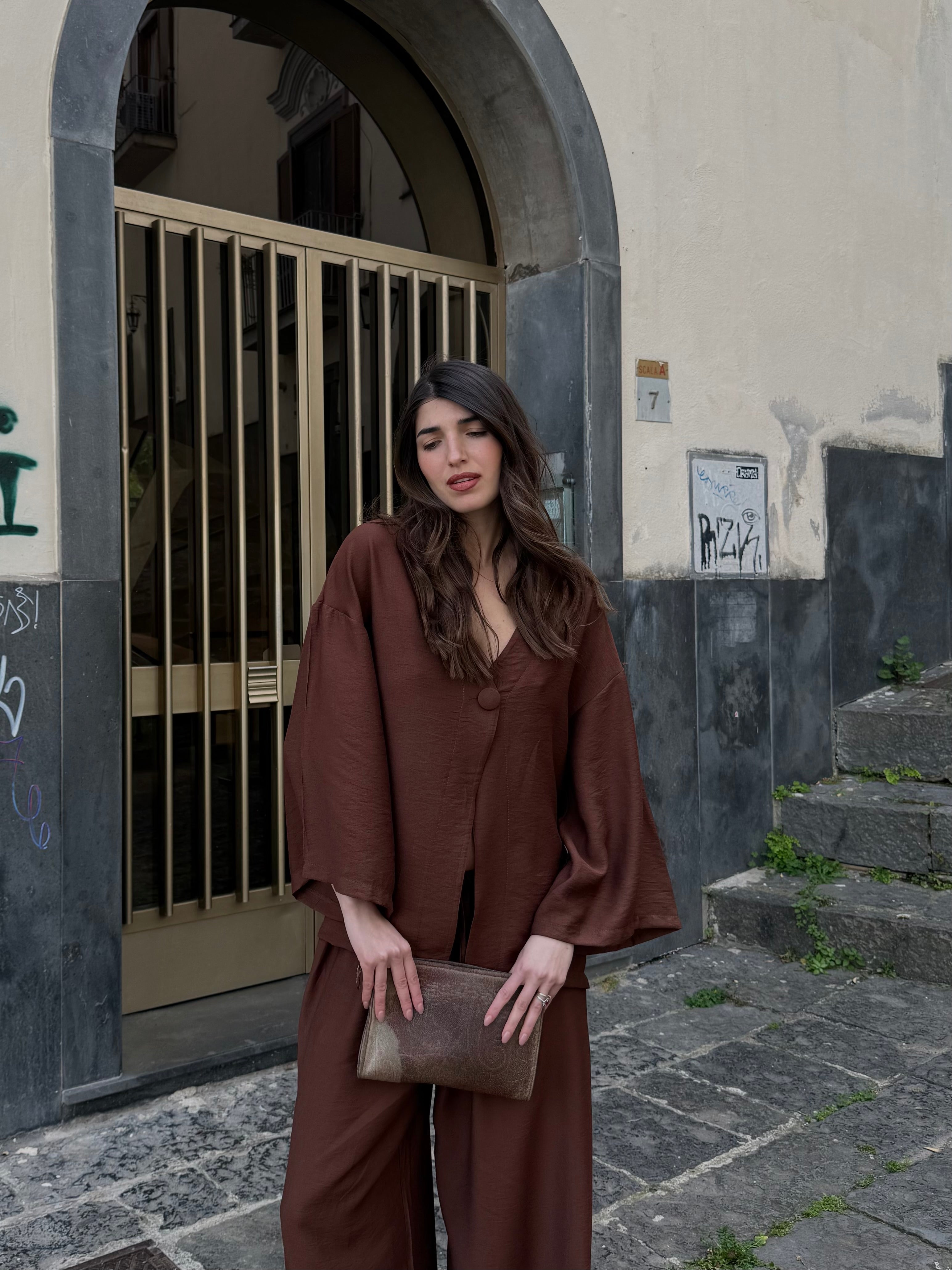 Coordinato misto lino - LadyB Shop Online