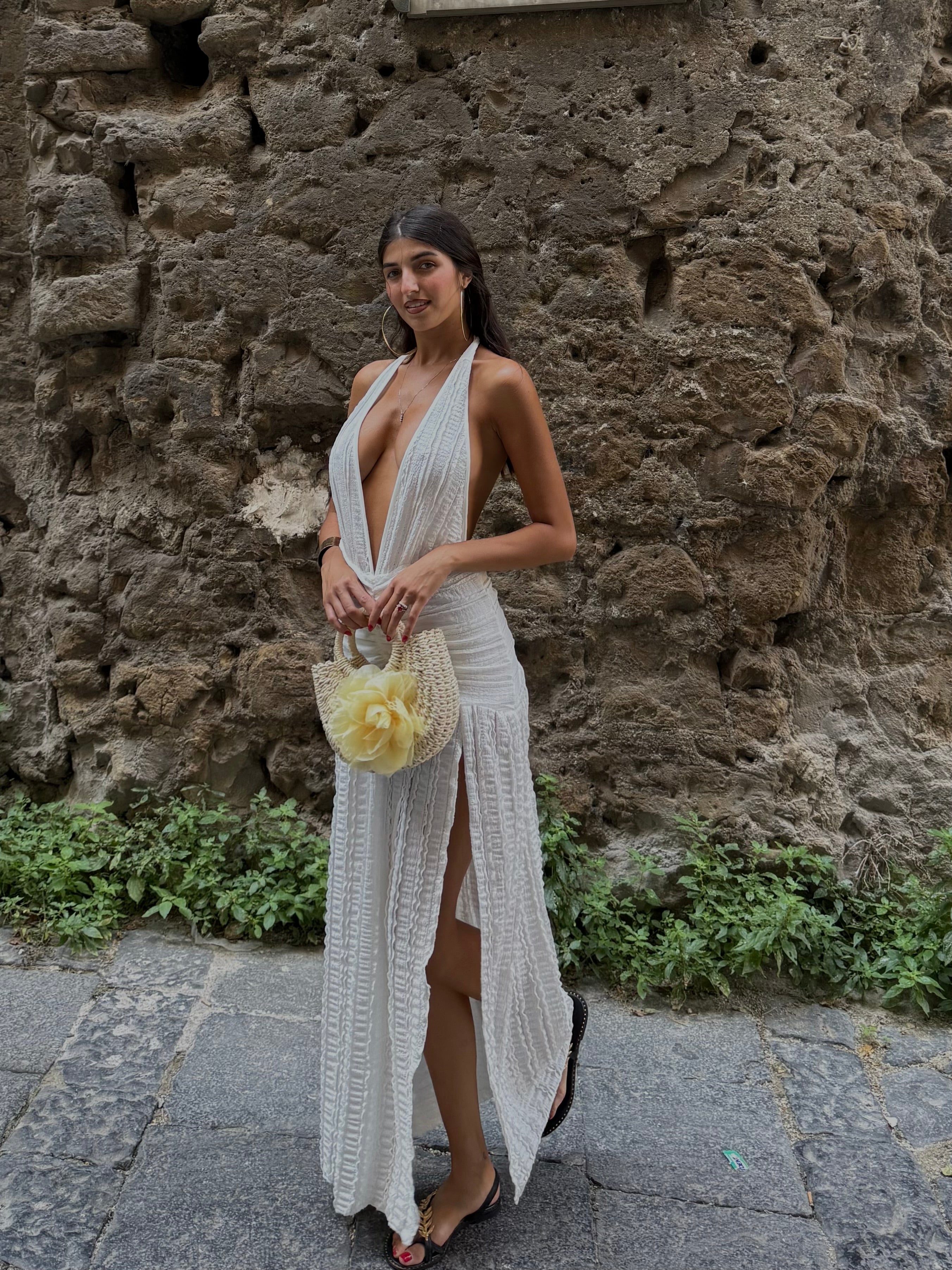 Dress baia bianco - LadyB Shop Online