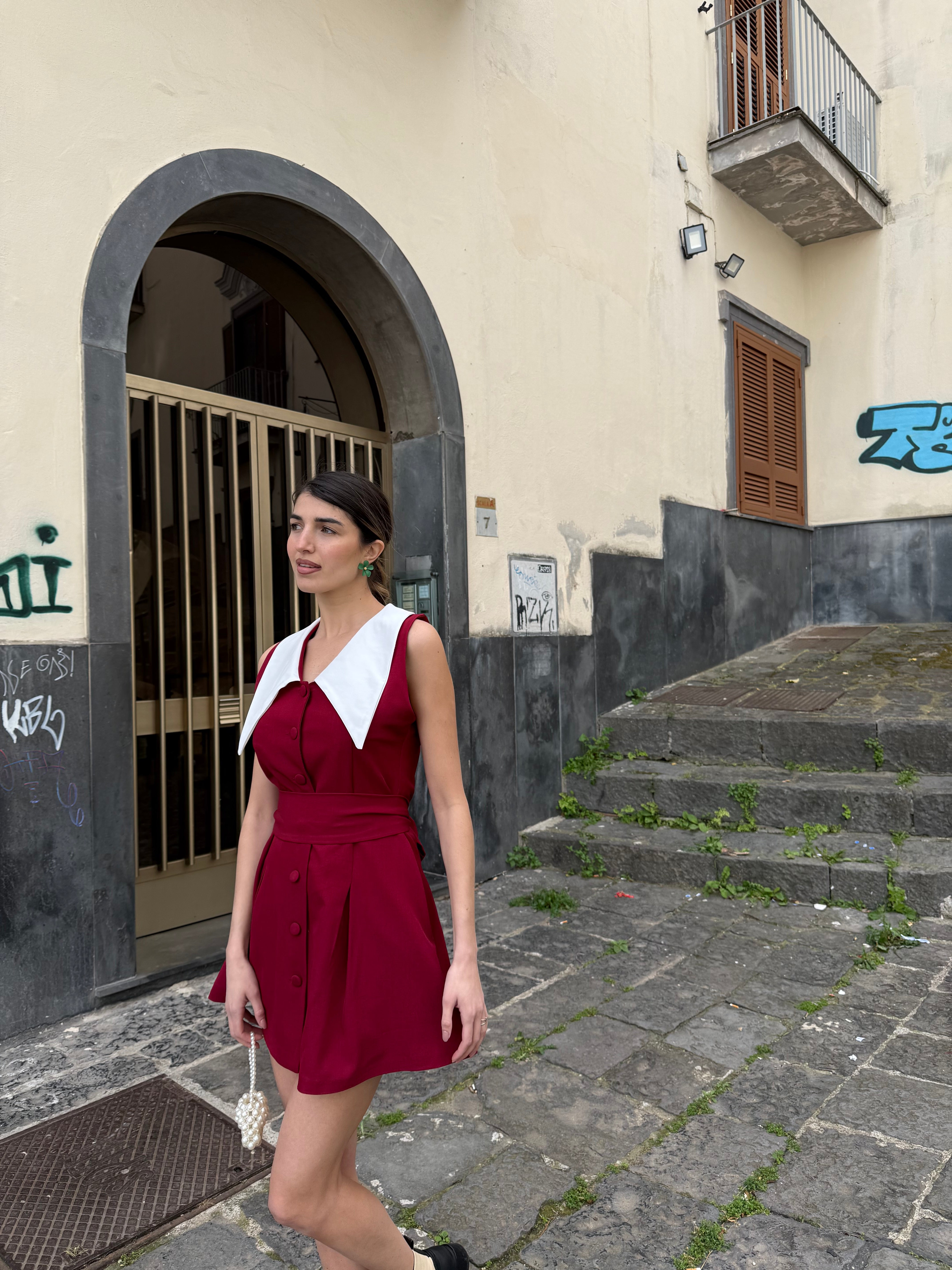 Dress Myri bordeaux - LadyB Shop Online