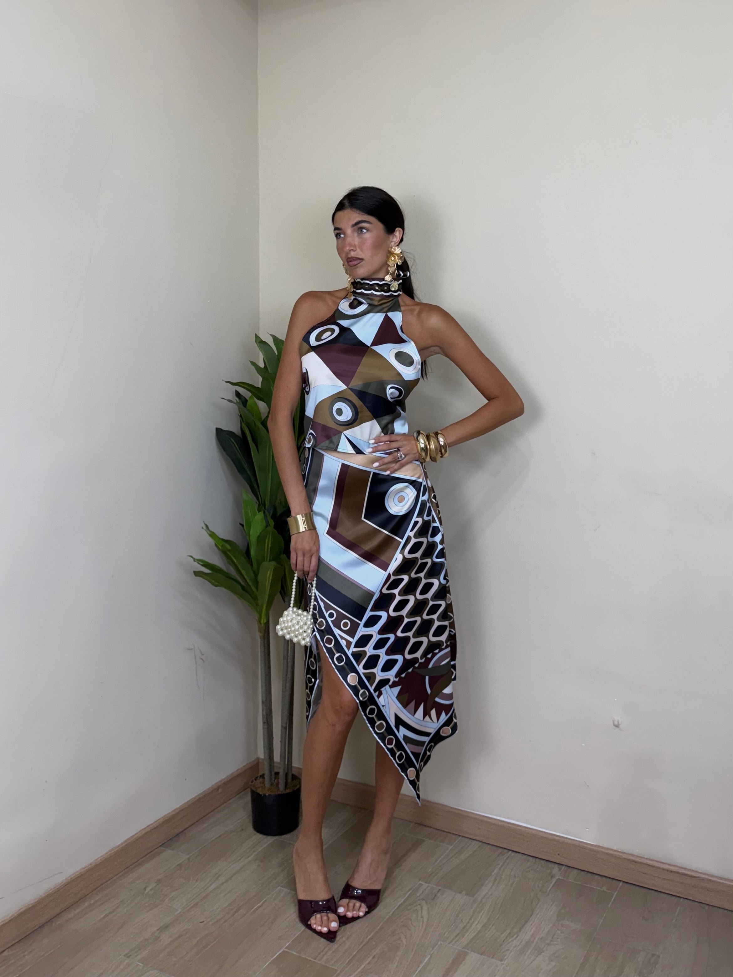 Completo Pucci gonna midi