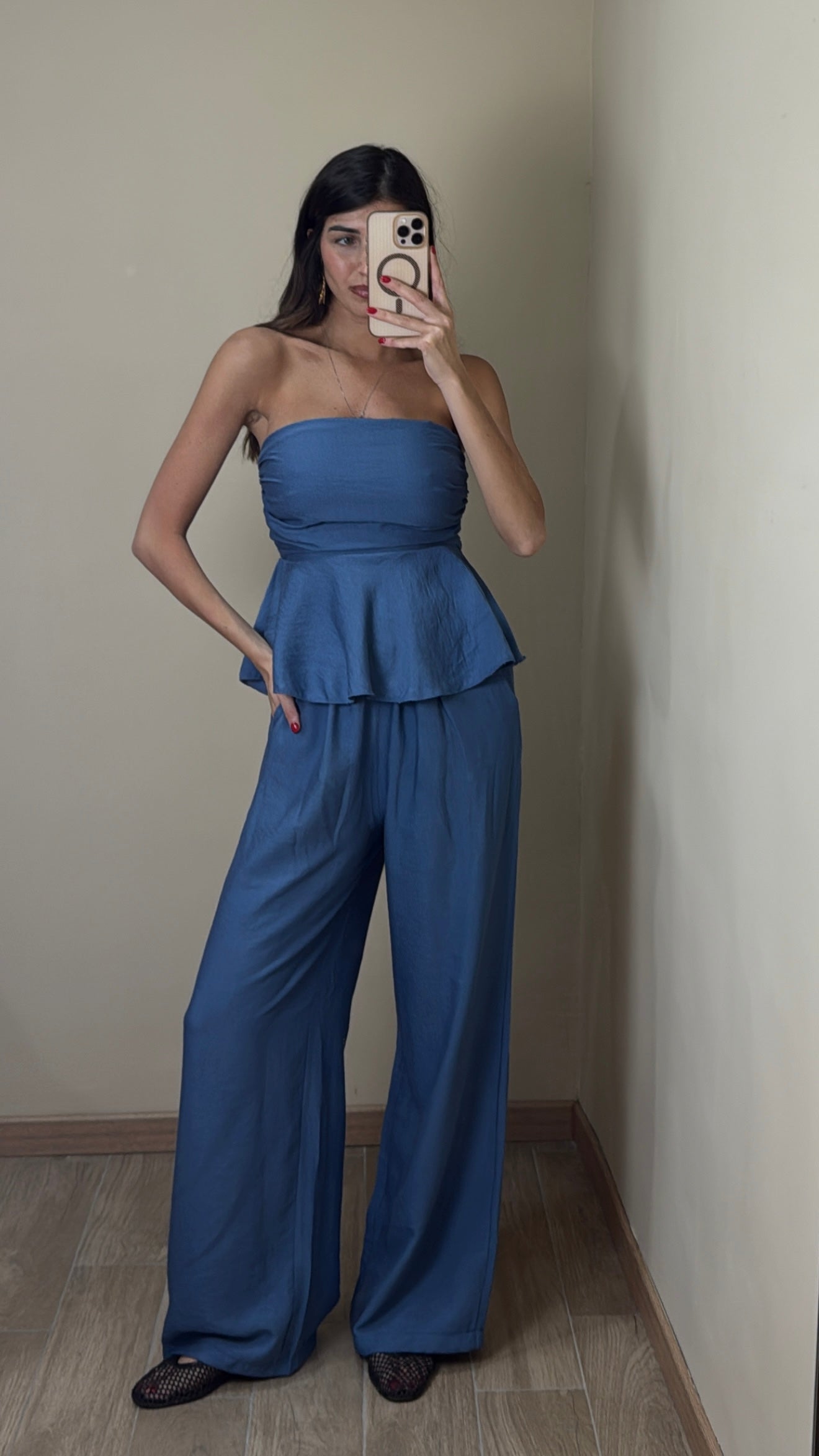 Coordinato Amalfi blu denim - LadyB Shop Online