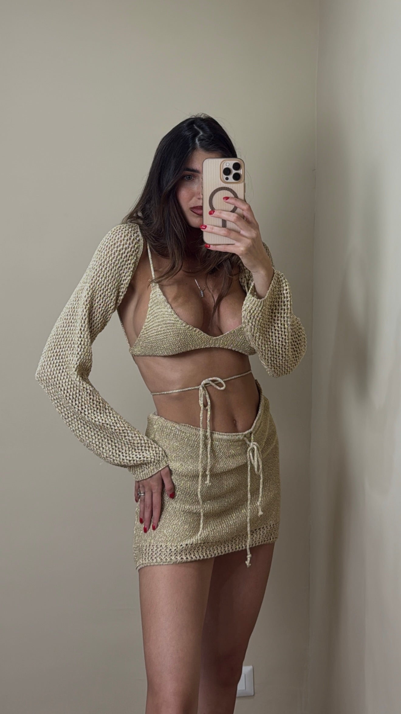 Coordinato Mykonos oro - LadyB Shop Online