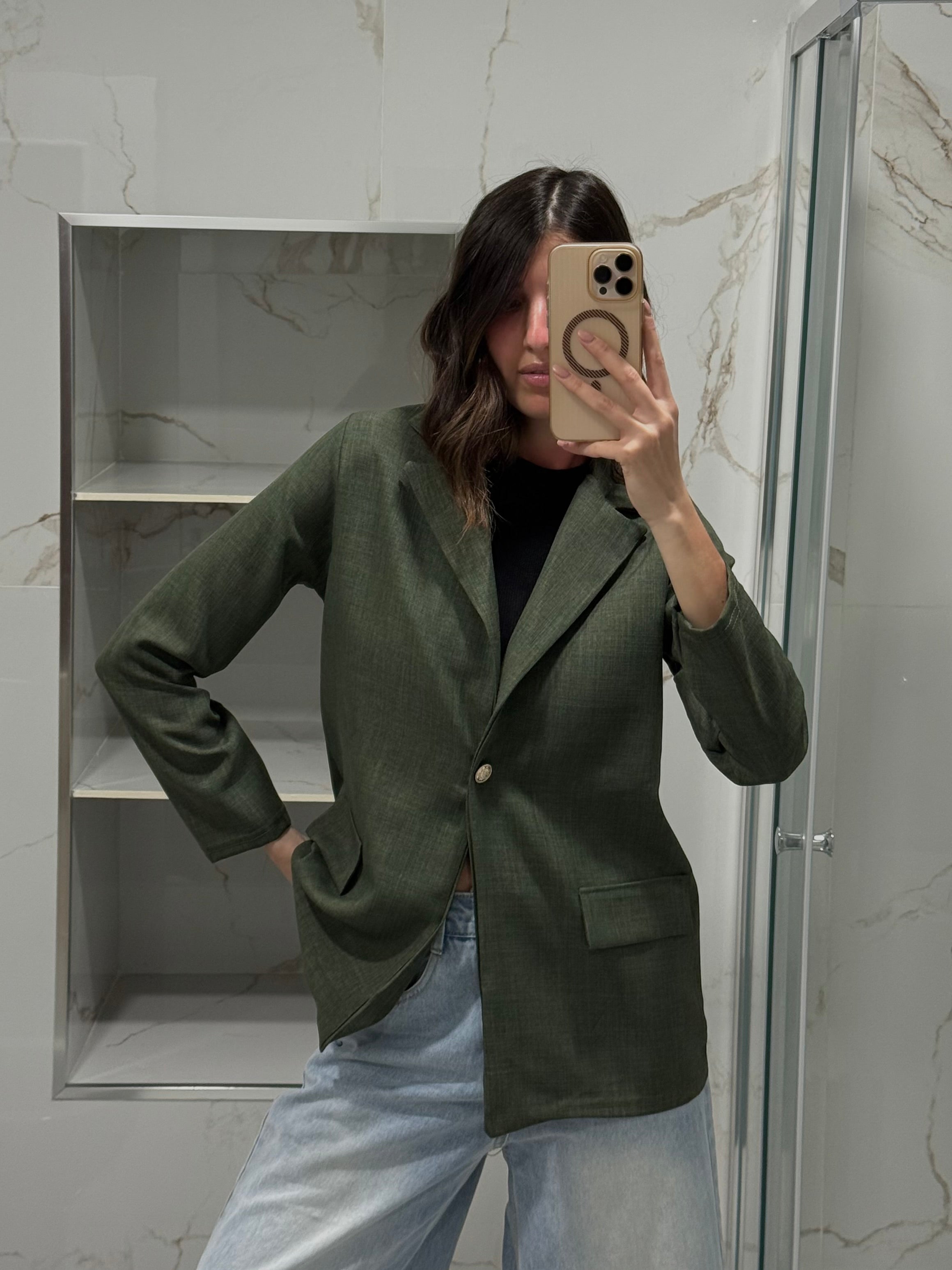 Blazer Gaia verde