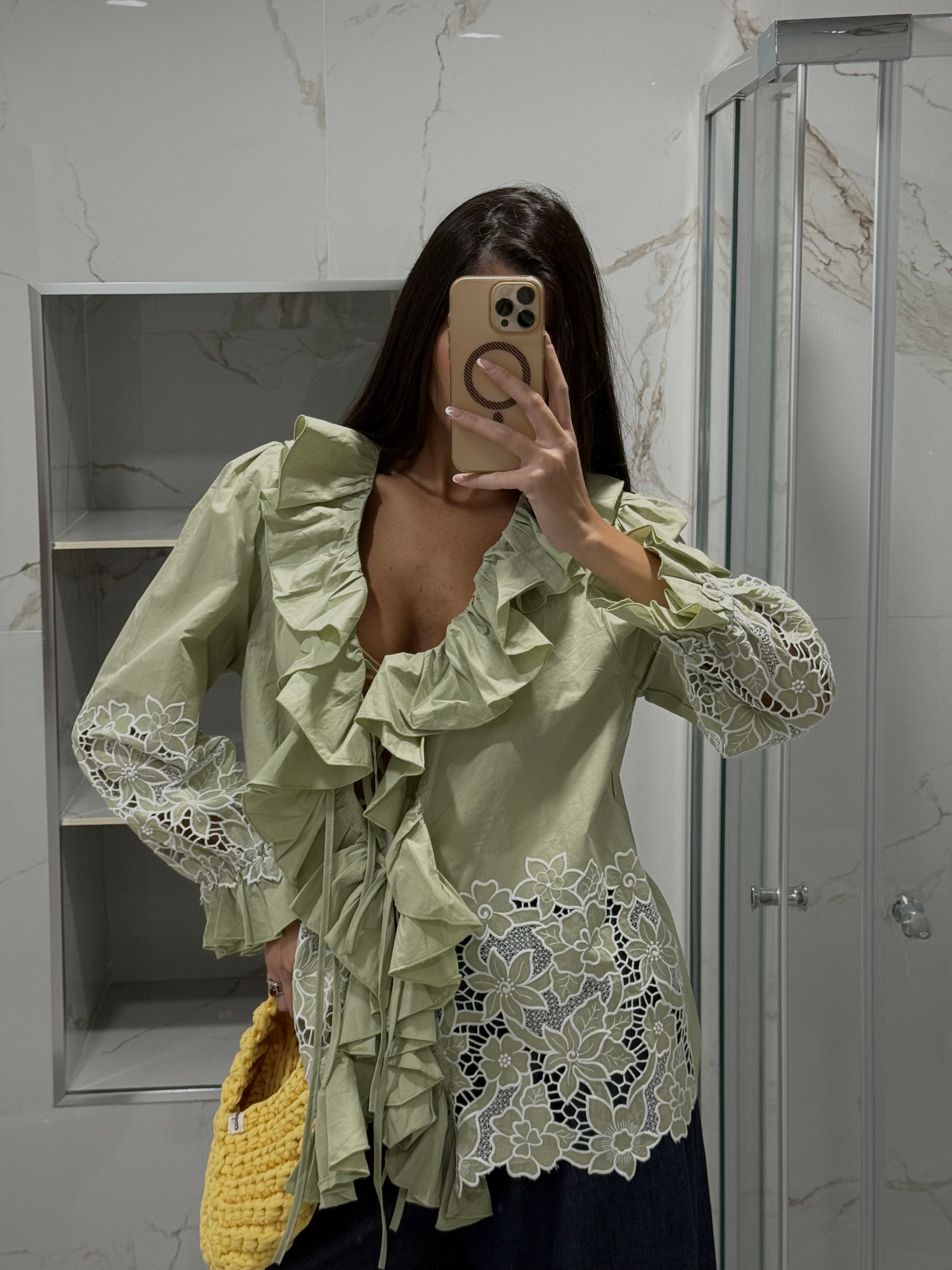 Camicia Ivy verde