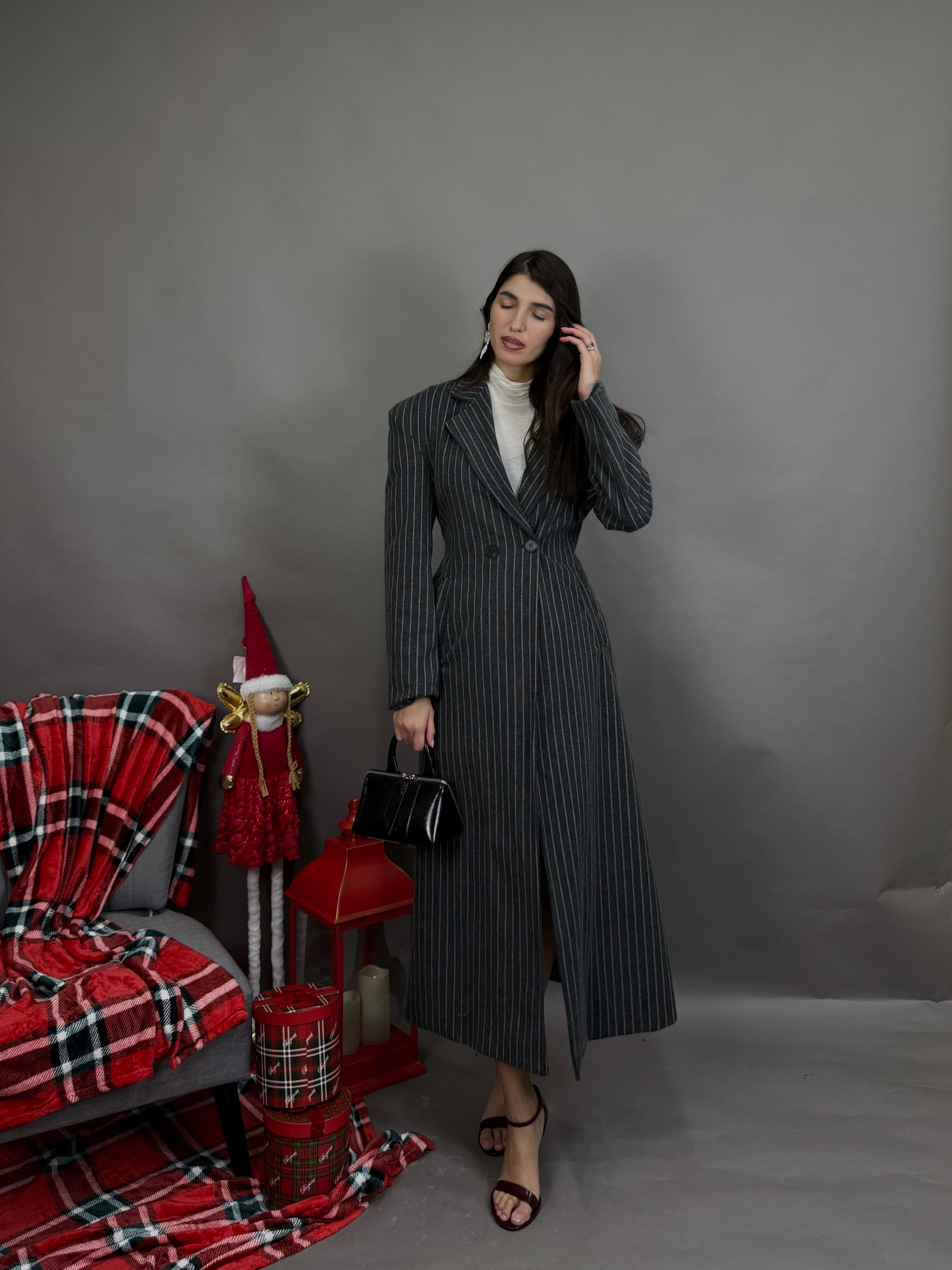 Cappotto righe
