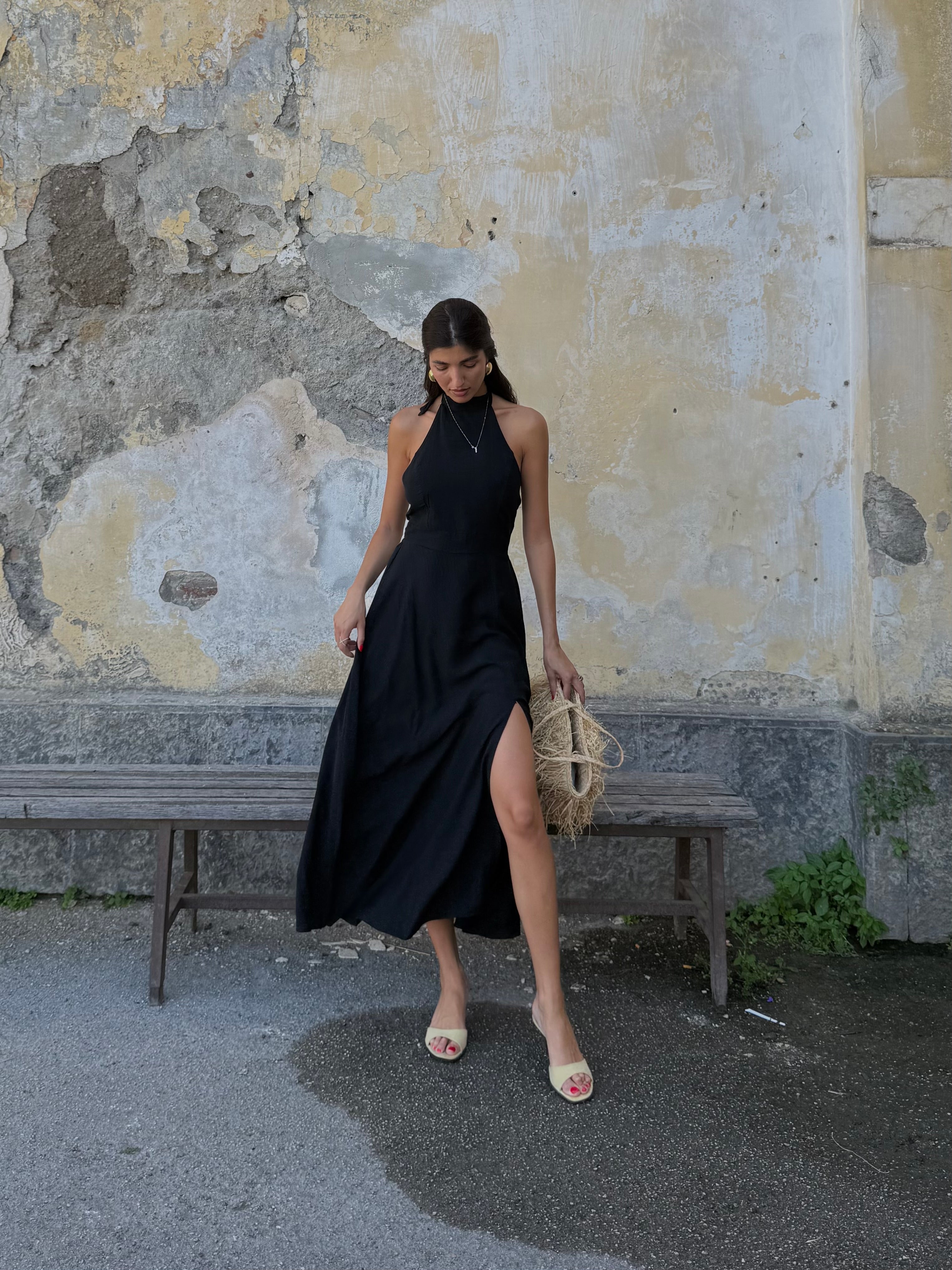 Dress scollo americana