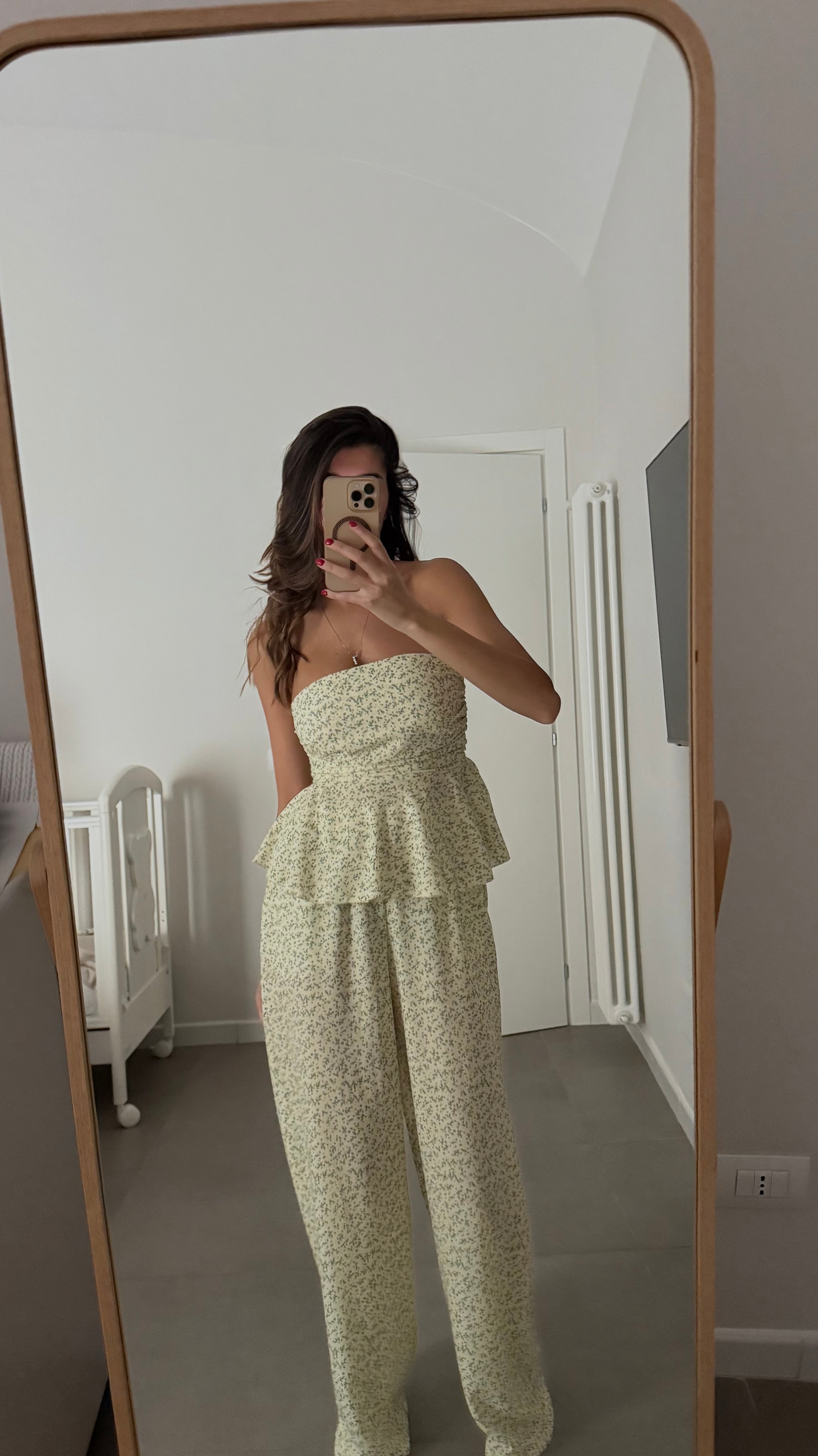 Cord set Amalfi fiori gialli - LadyB Shop Online