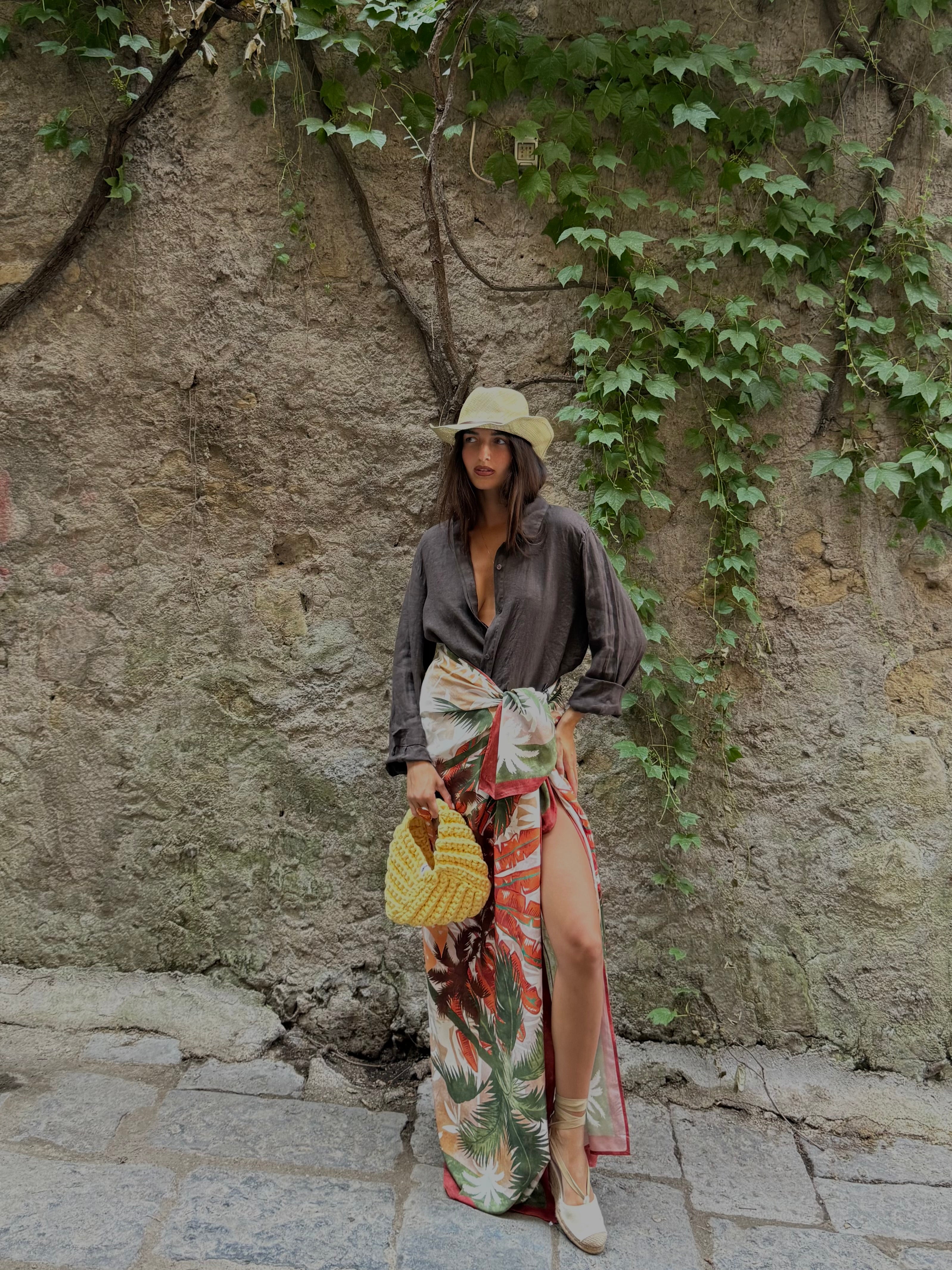 Pareo lumina ruggine - LadyB Shop Online