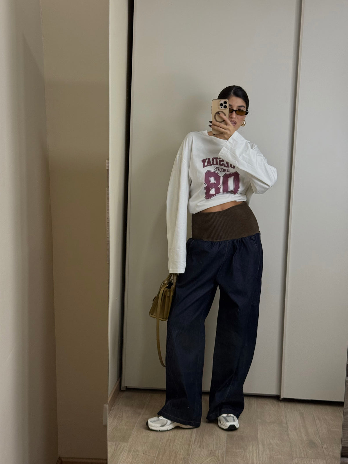 Pantalone con molla in velluto