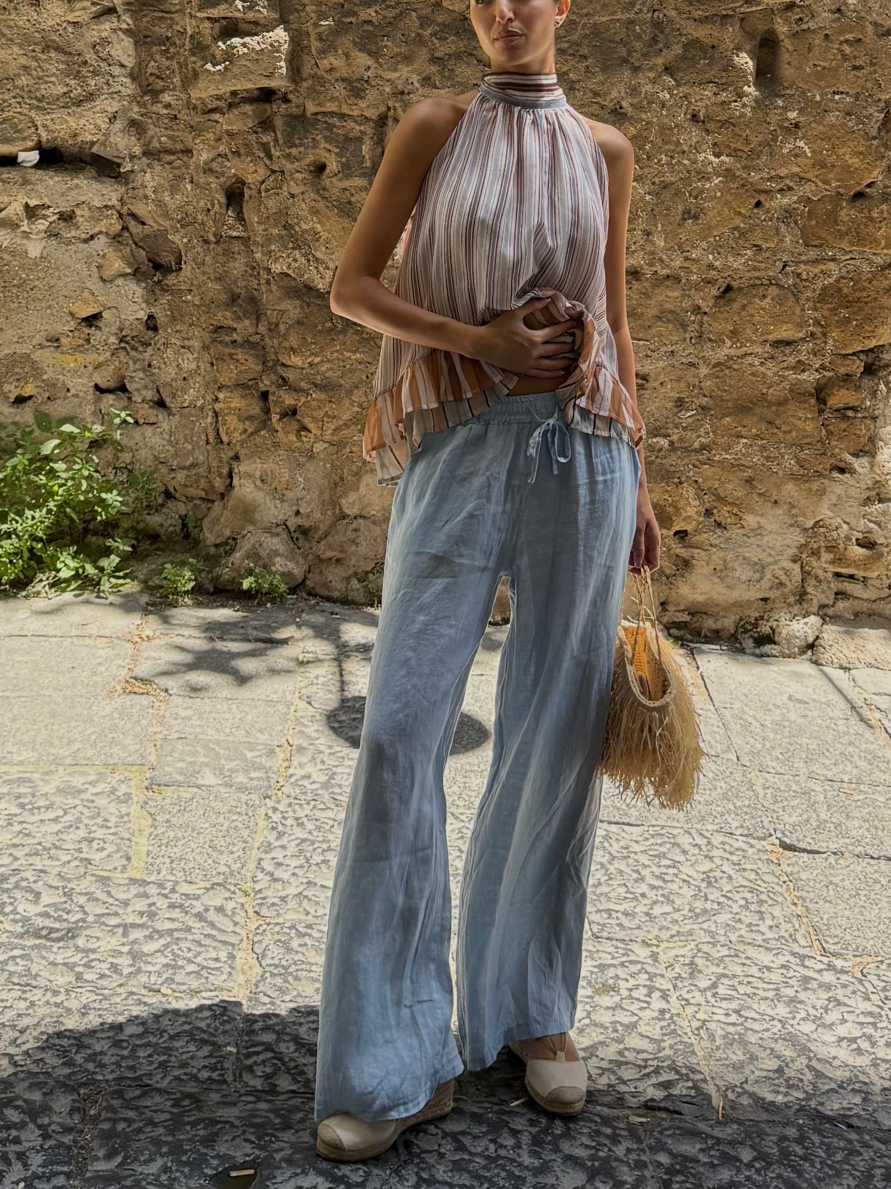 Pantalone in lino
