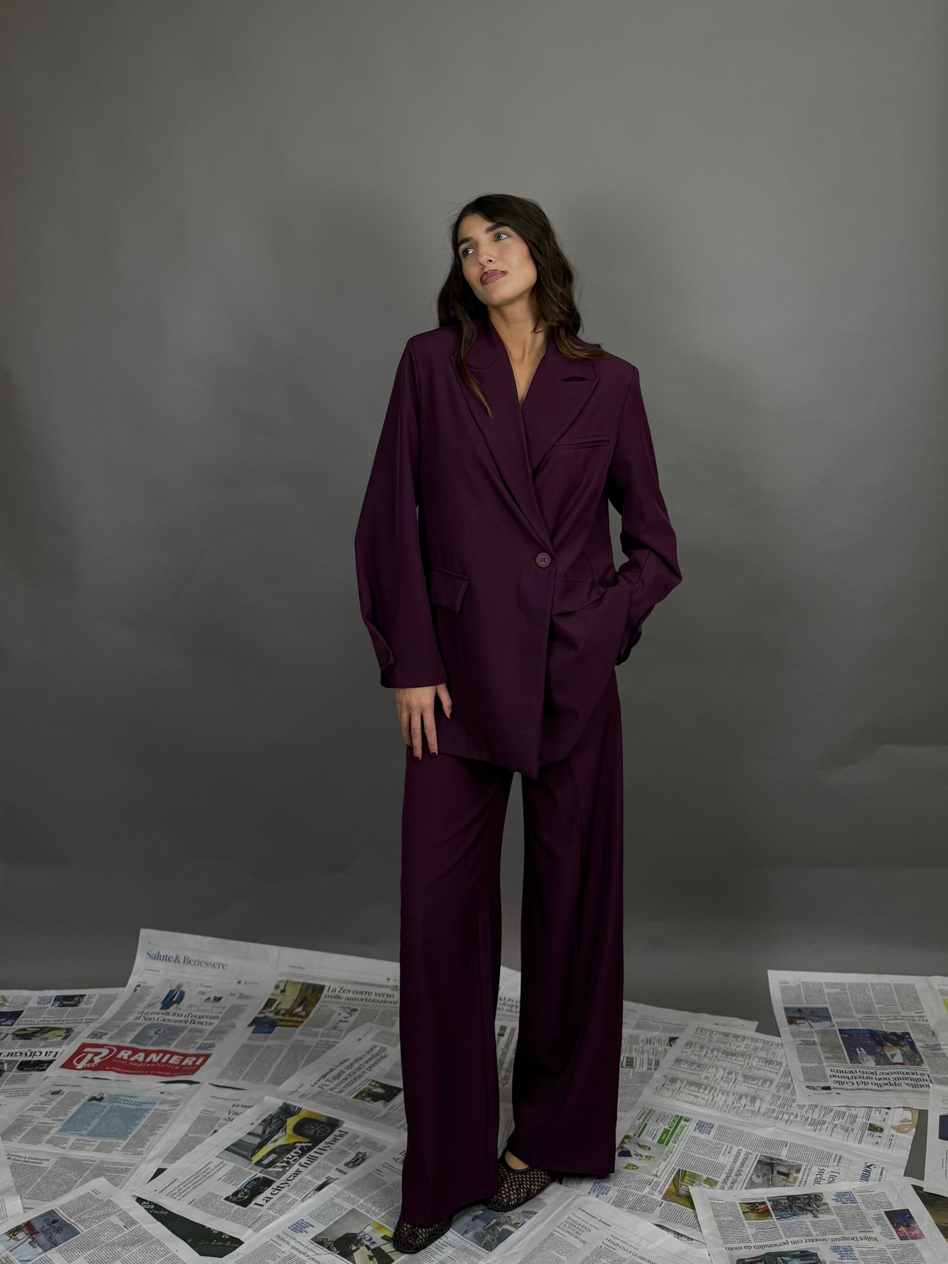 Tailleur Office melenzana