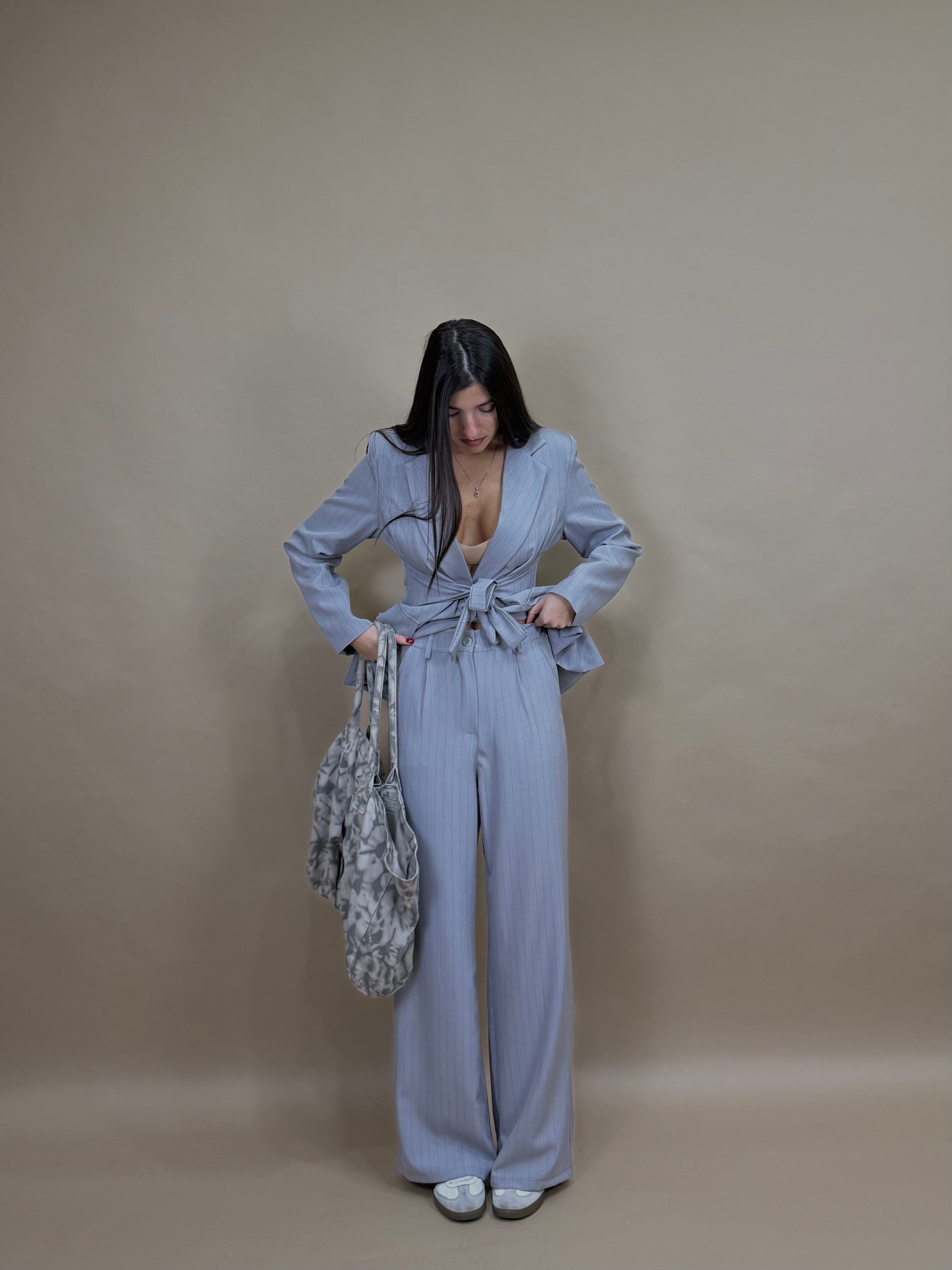 Tailleur Clea grigio