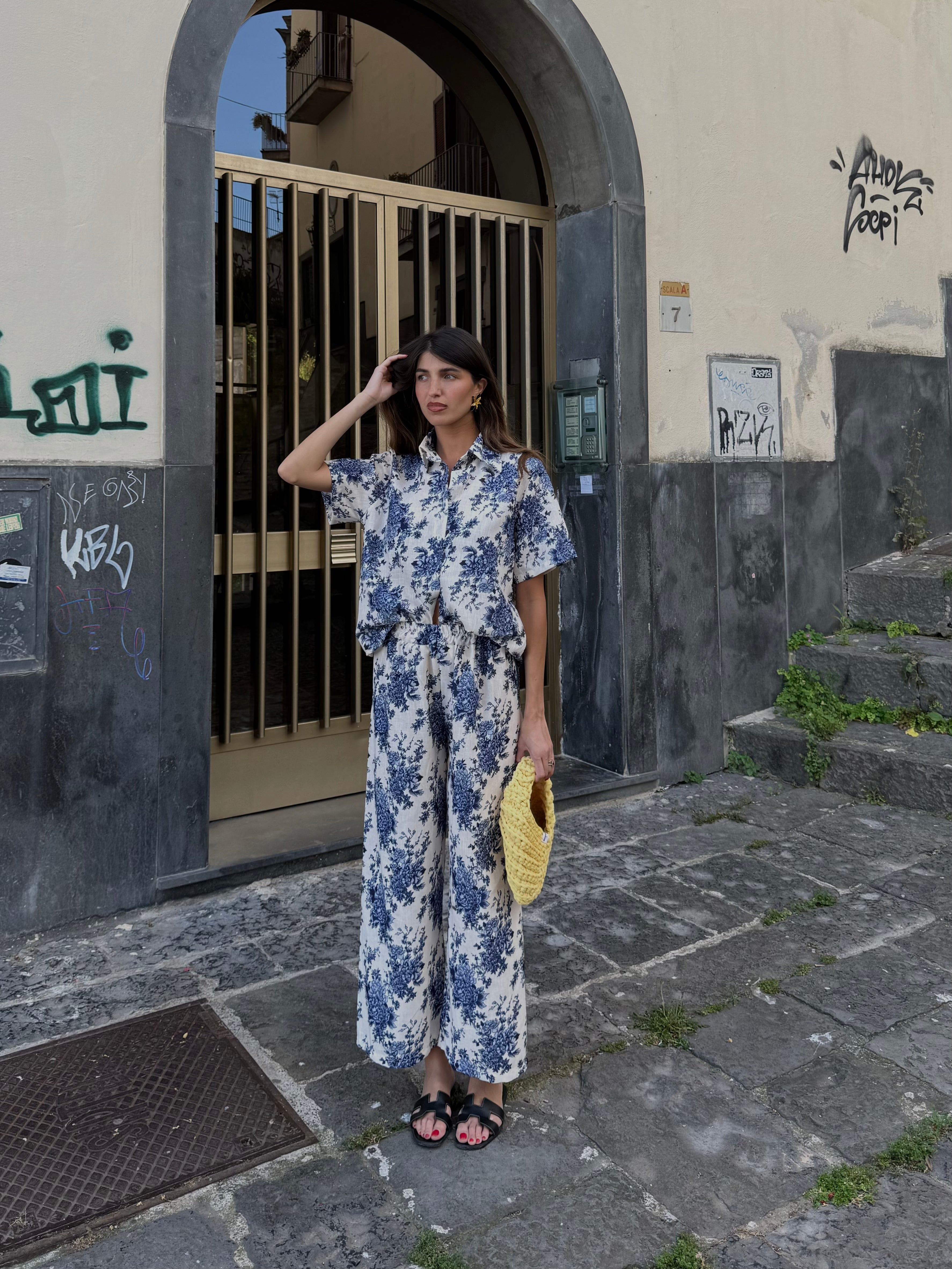 Coordinato con camicia Dior blu - LadyB Shop Online