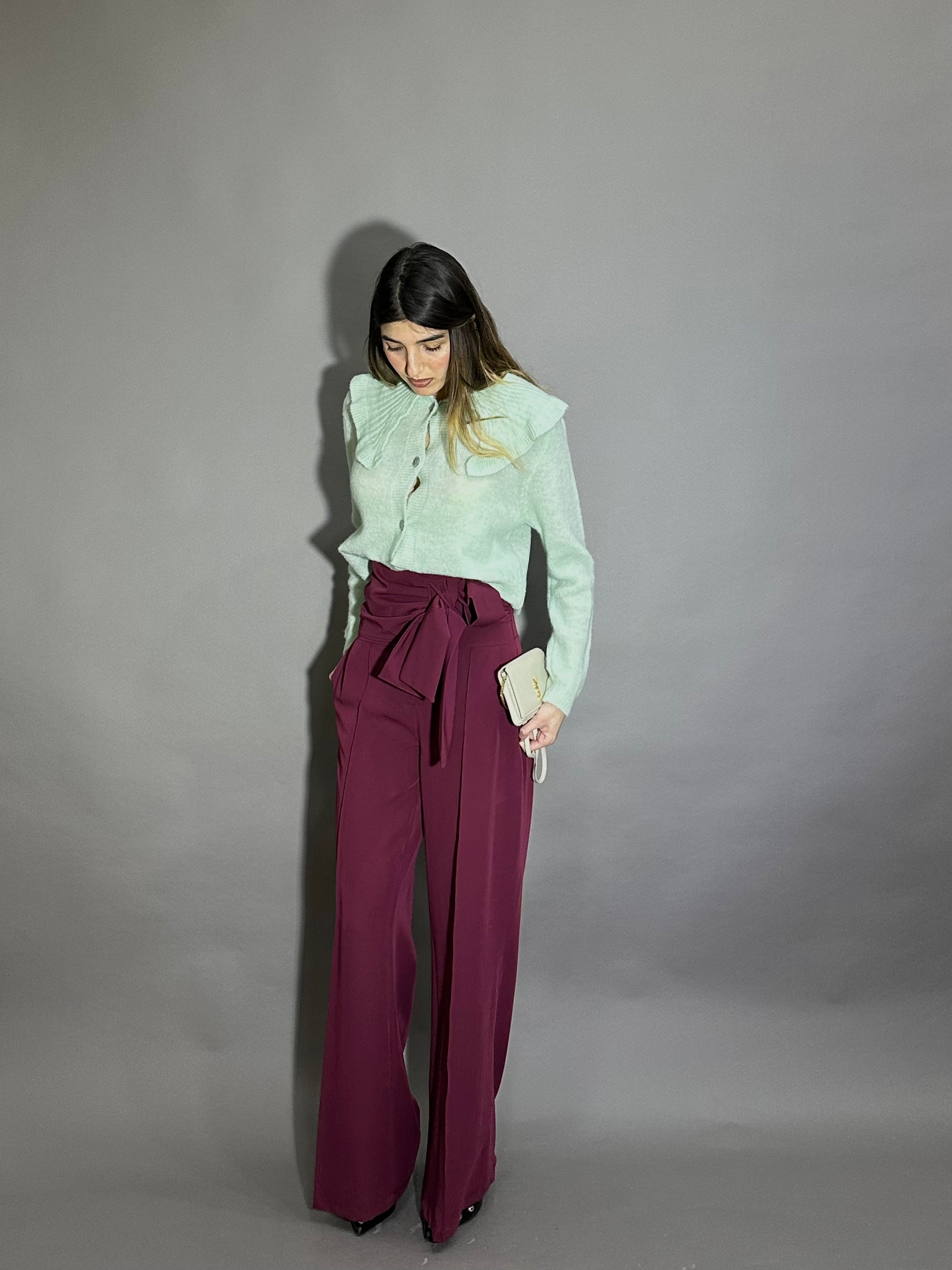 Pantalone Classic bordeaux - LadyB Shop Online