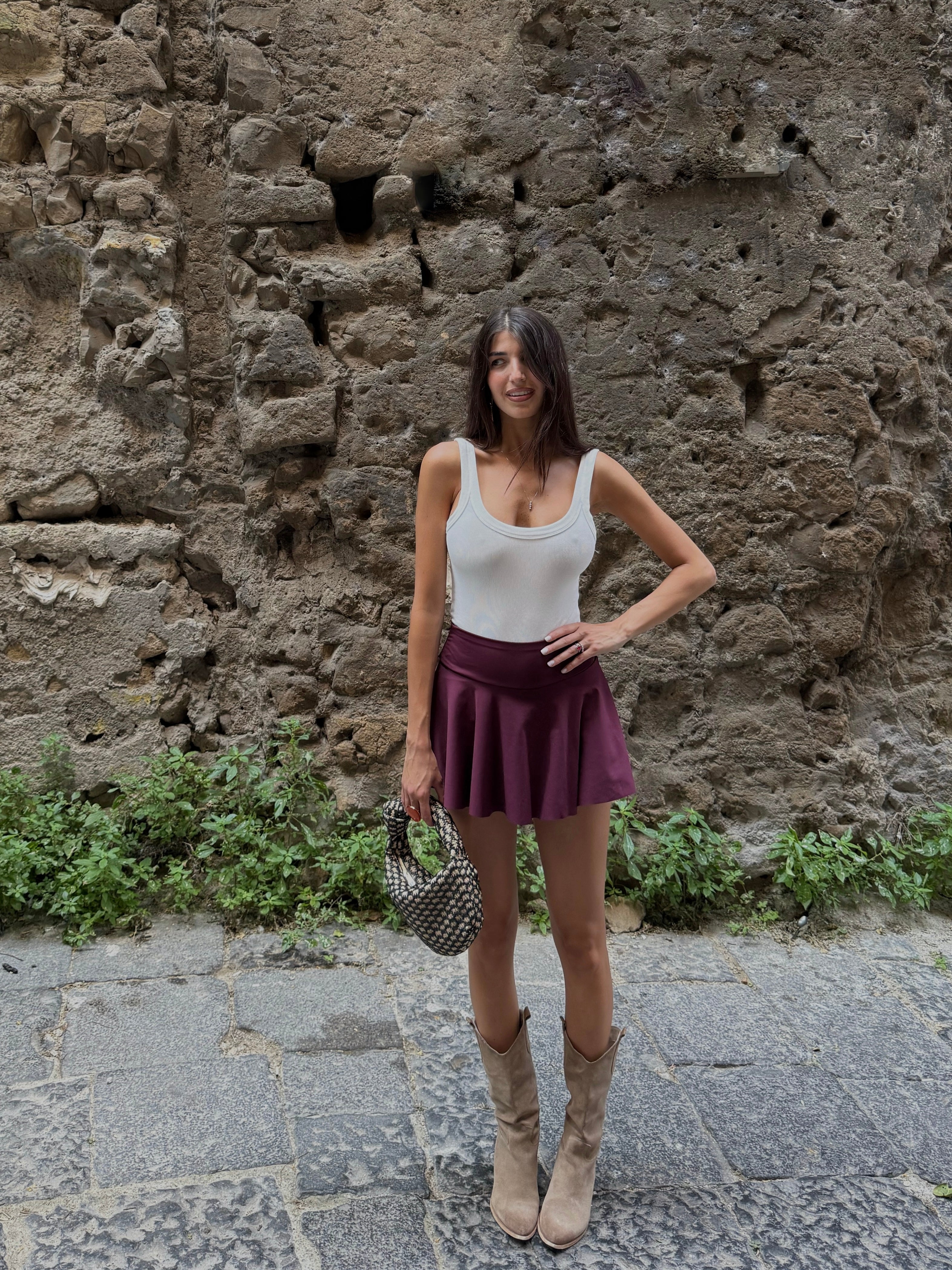 Gonna tennis bordeaux - LadyB Shop Online