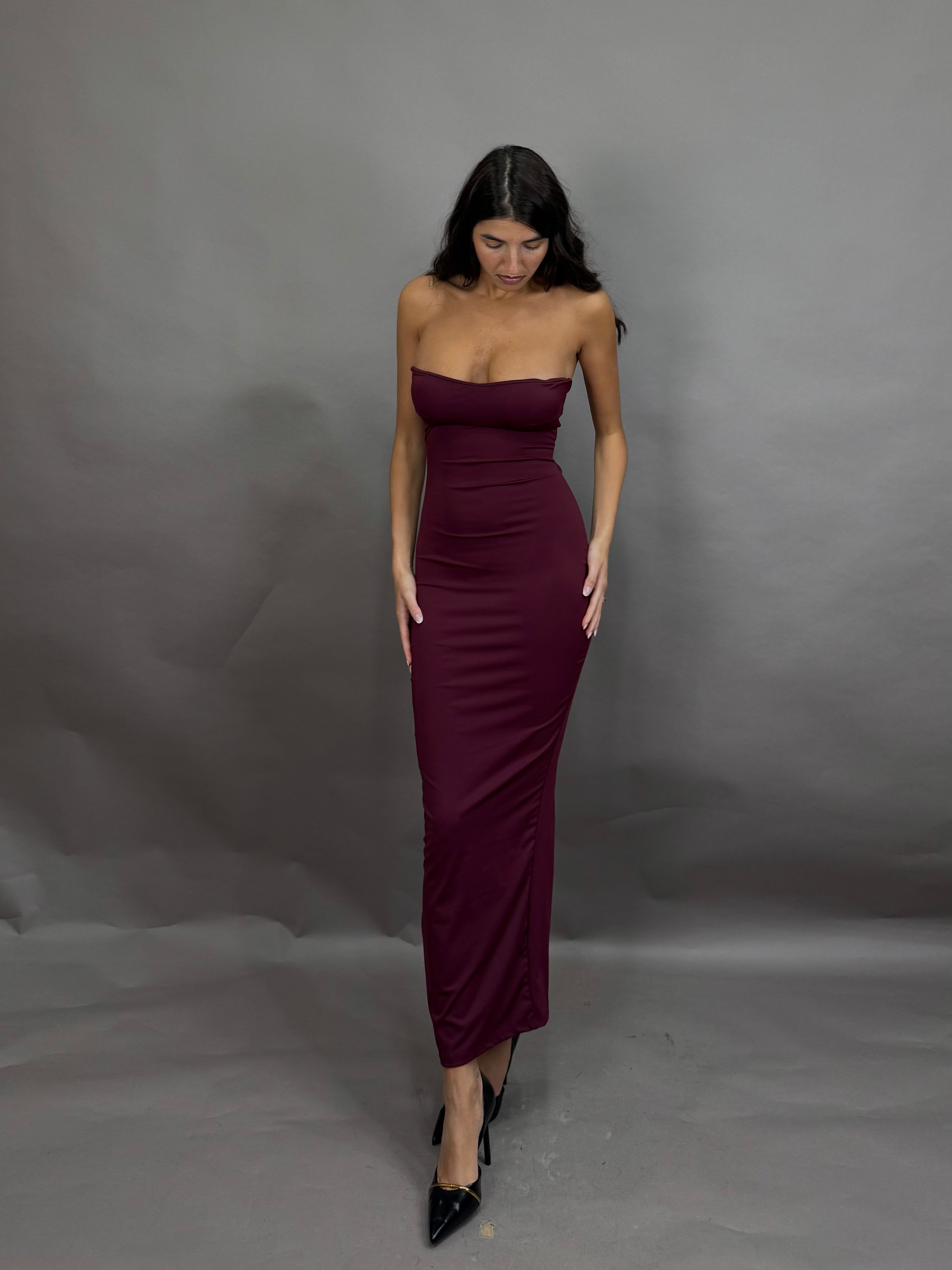 Dress Ariel bordeaux