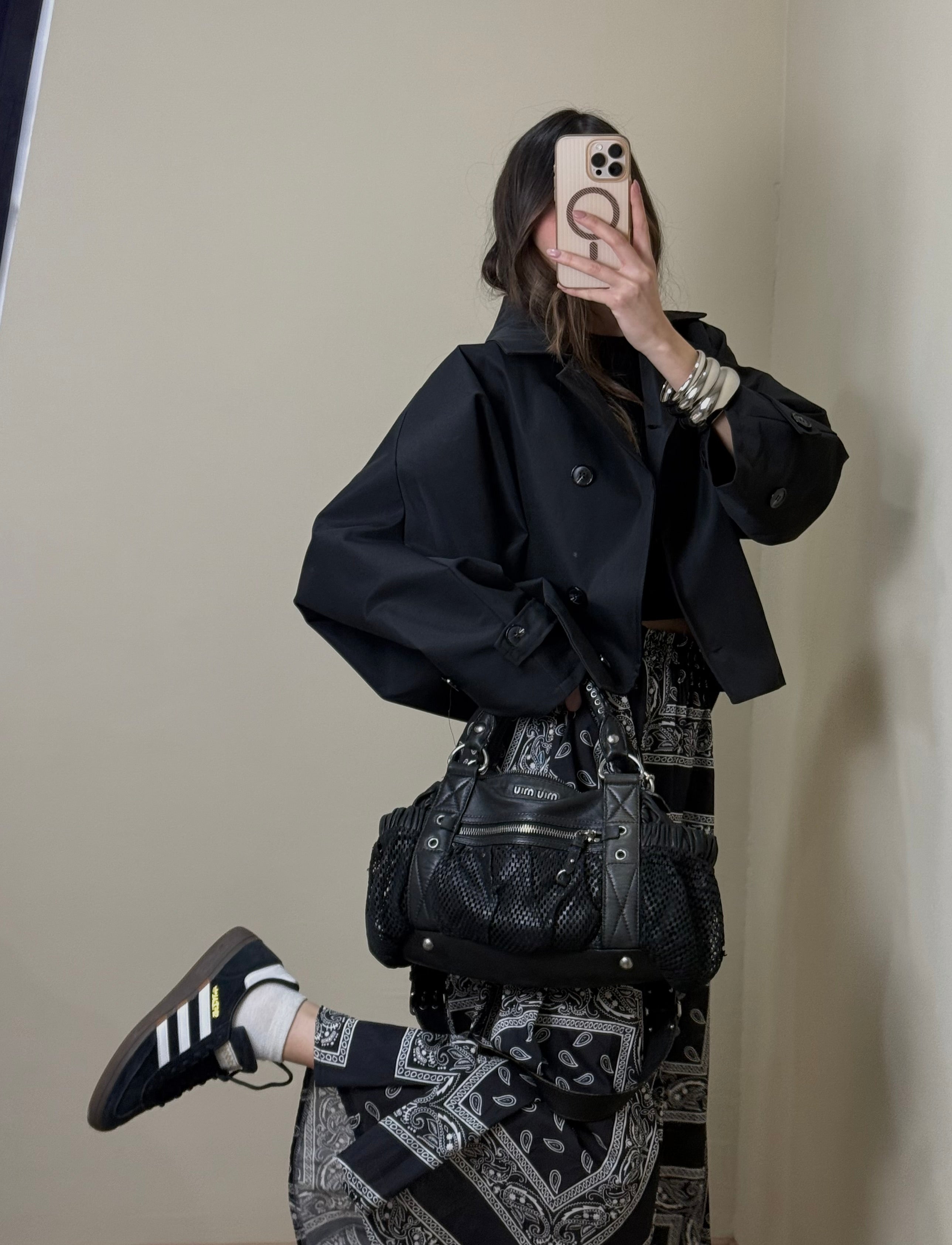 Trench Barbara nero - LadyB Shop Online