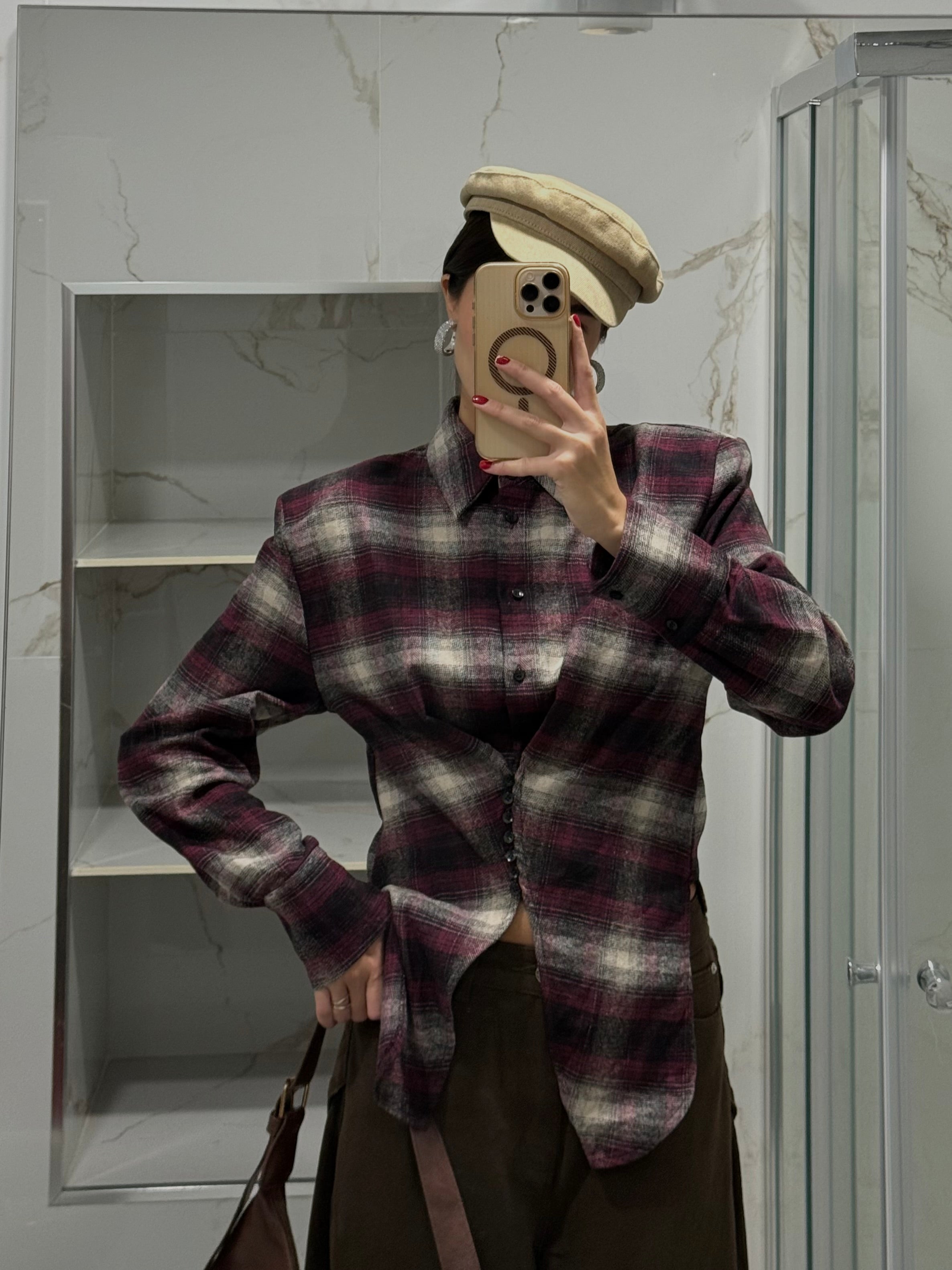 Camicia avvitata flanella