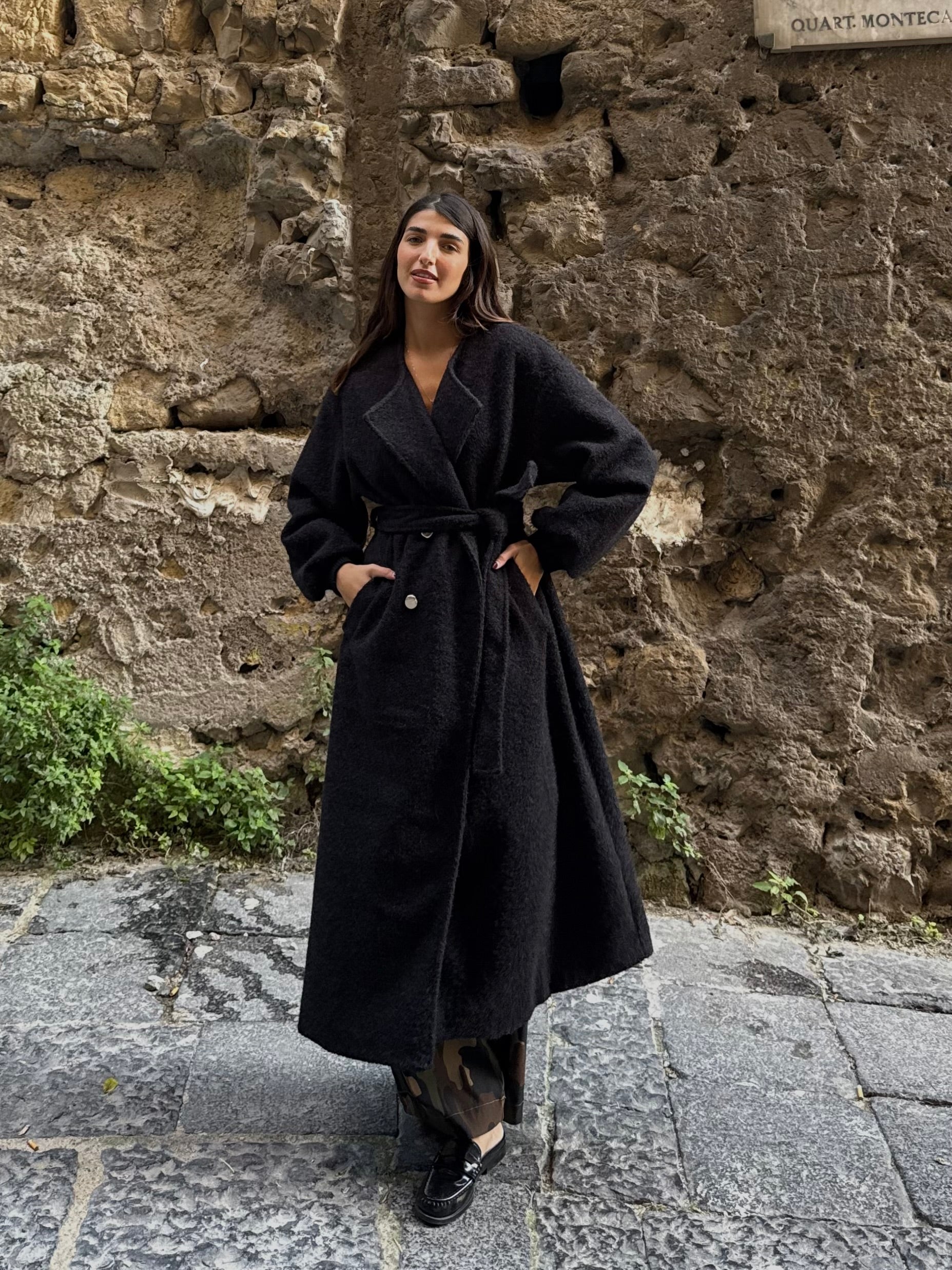 Cappotto Vienna nero