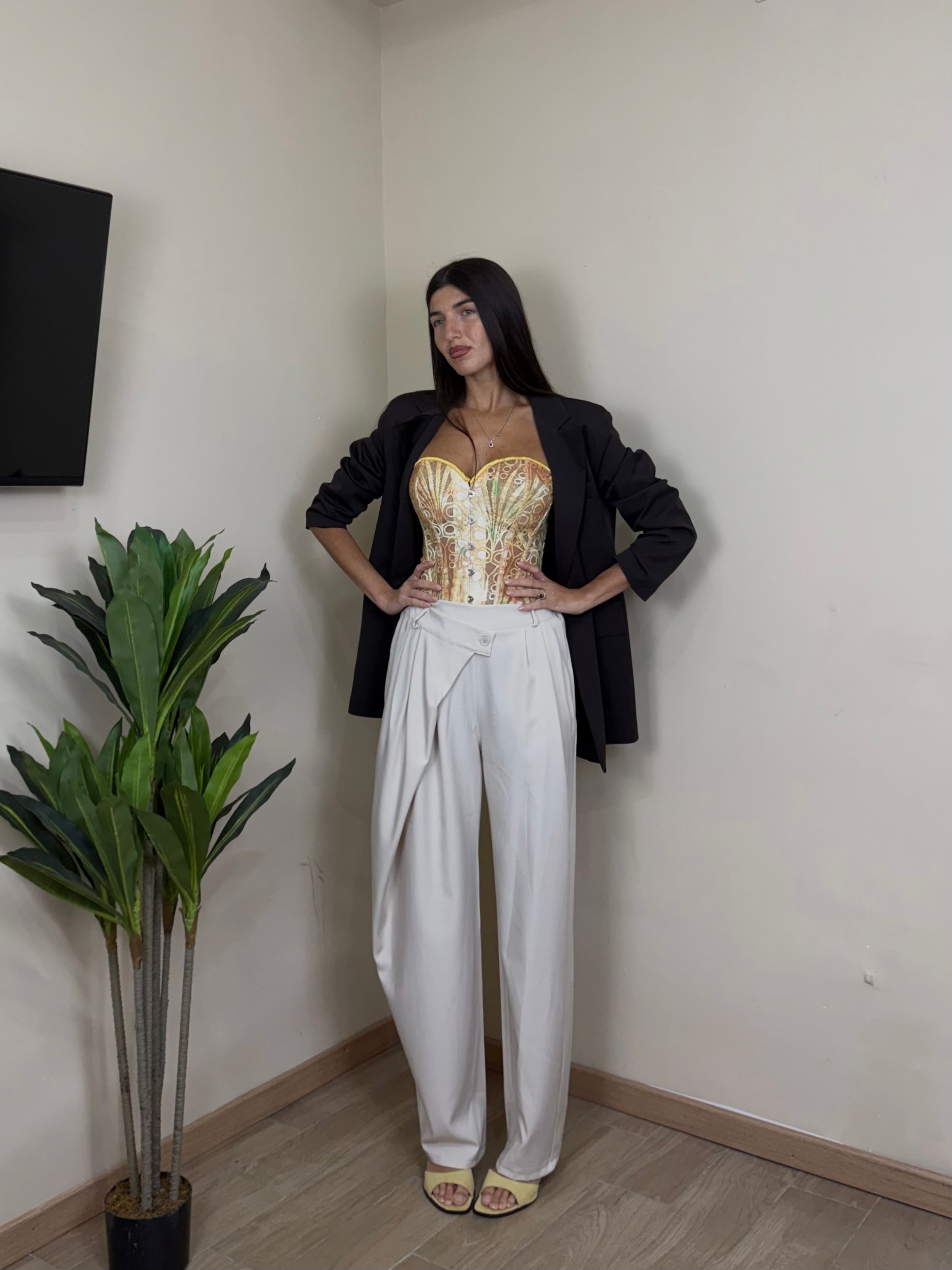 Pantalone Sabina beige