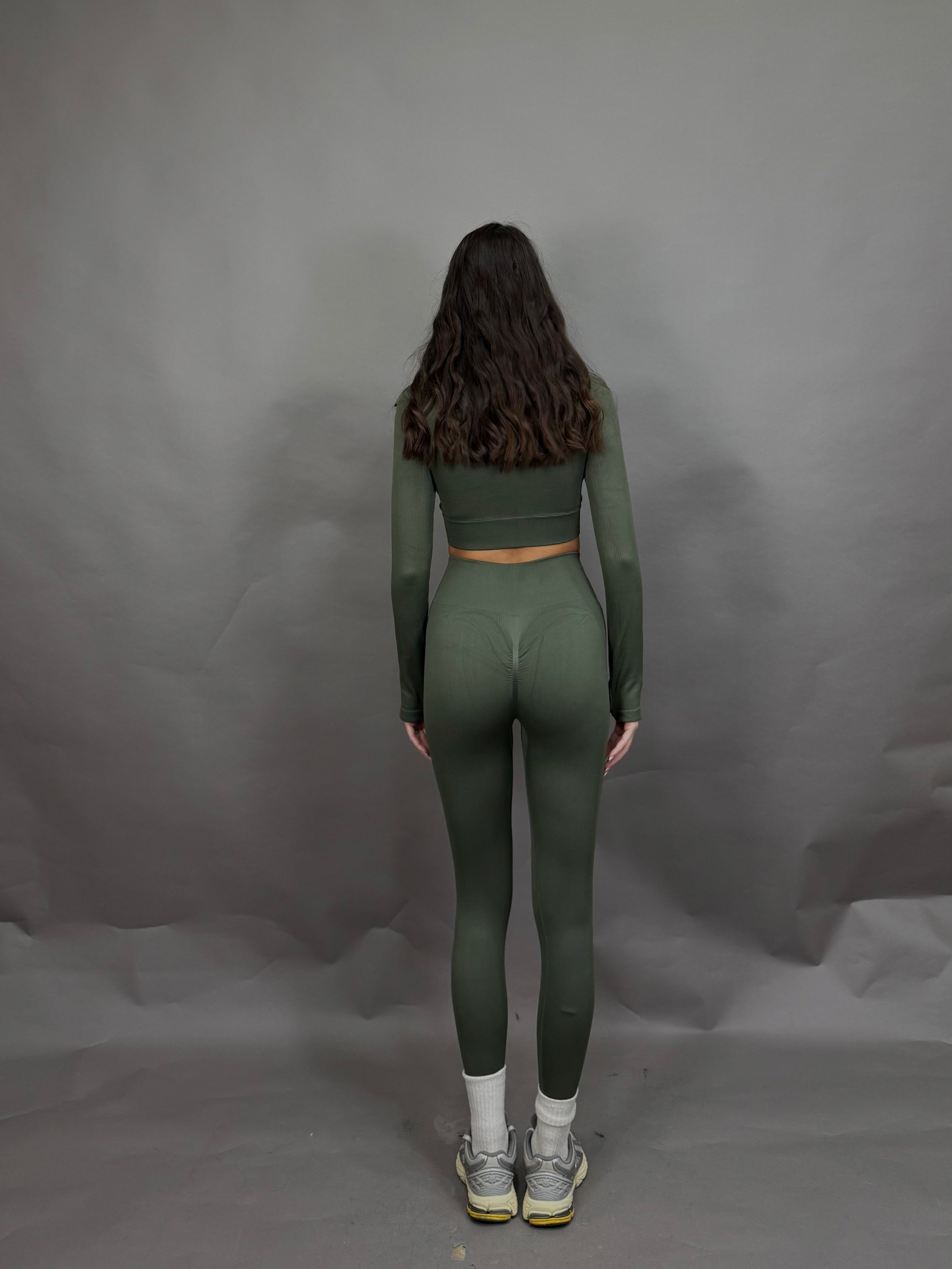 Coordinato pilates verde