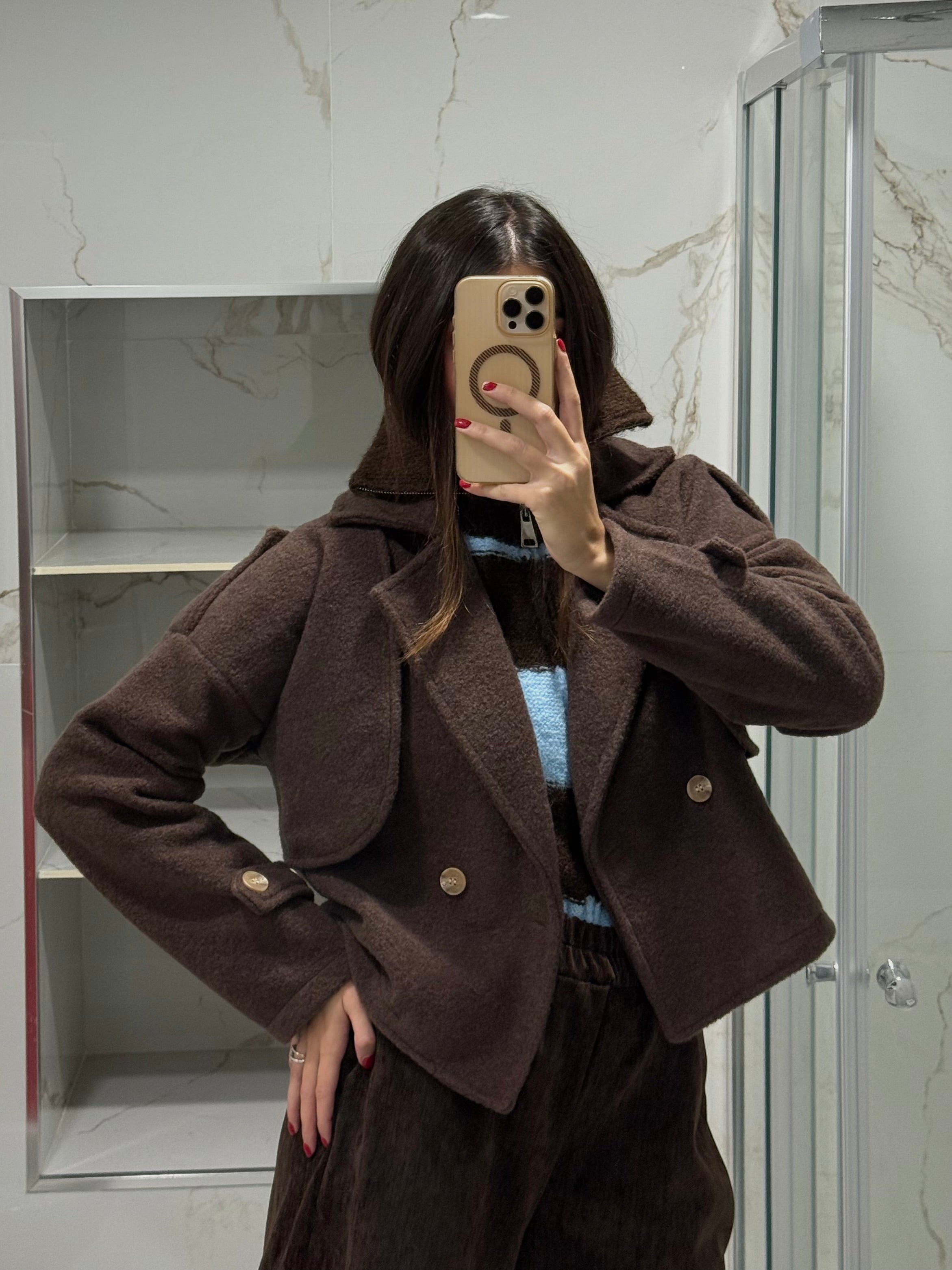 Trench/cappotto marrone