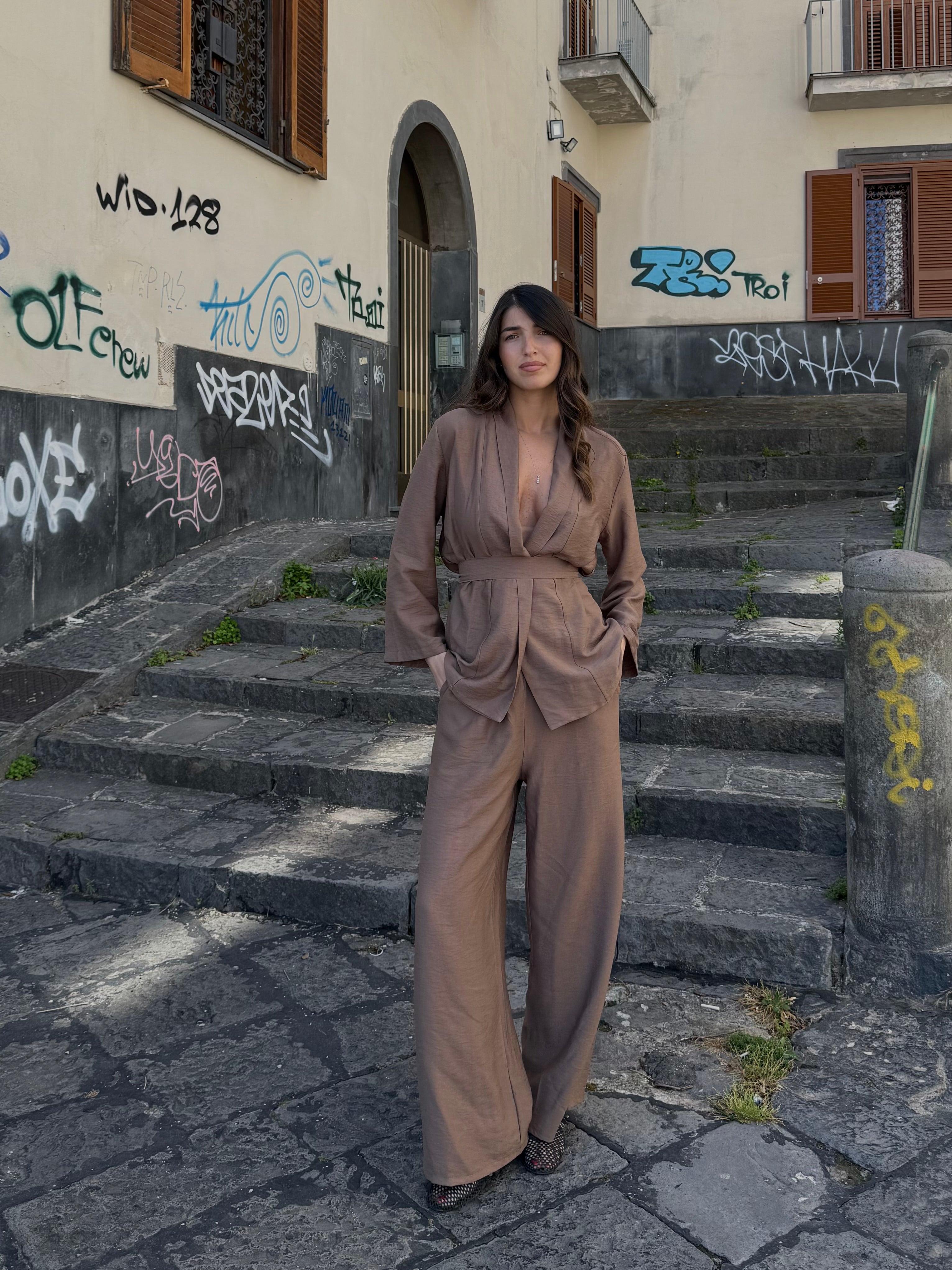 Tailleur Malta marrone - LadyB Shop Online