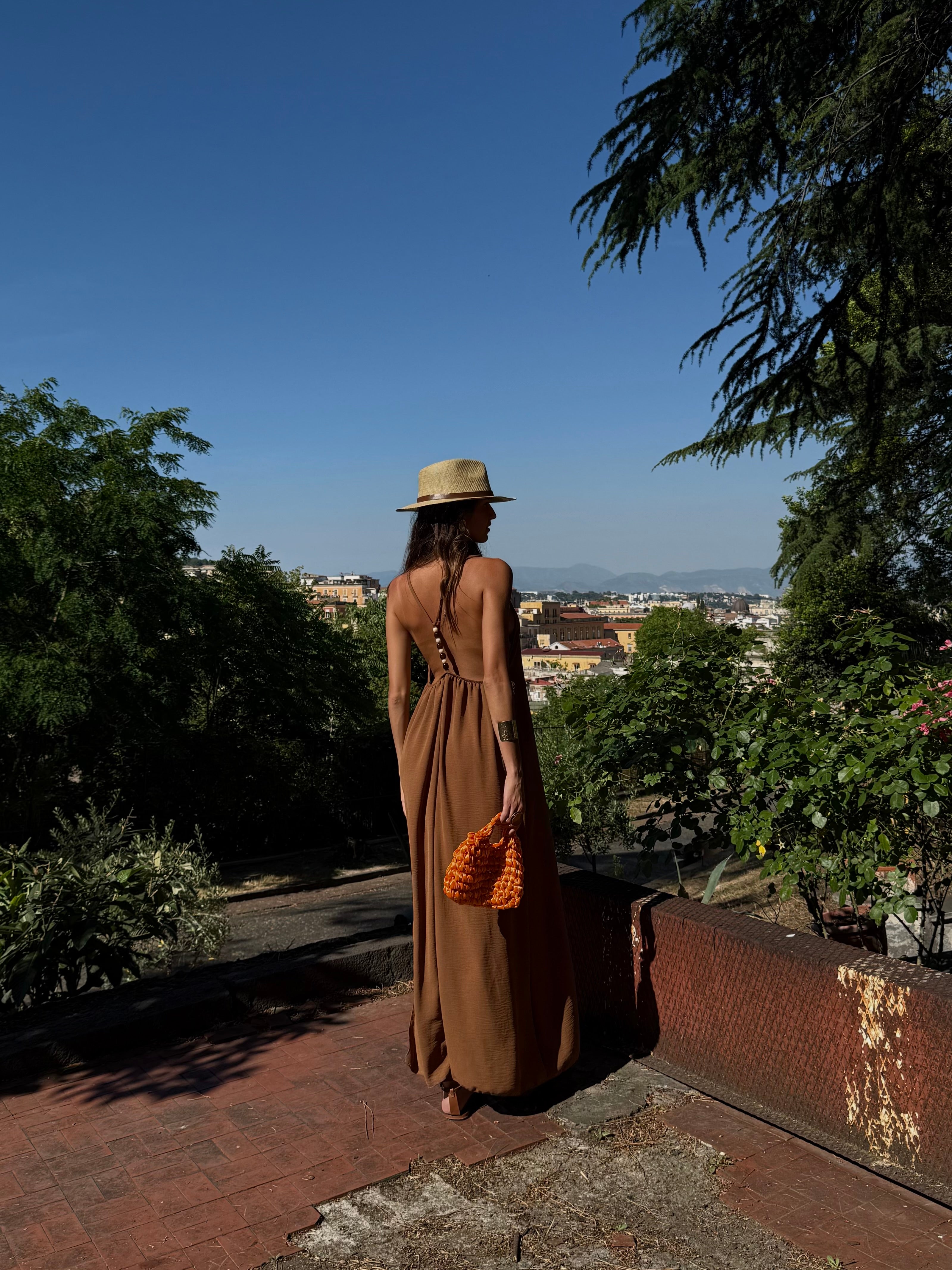 Dress gitana marrone - LadyB Shop Online