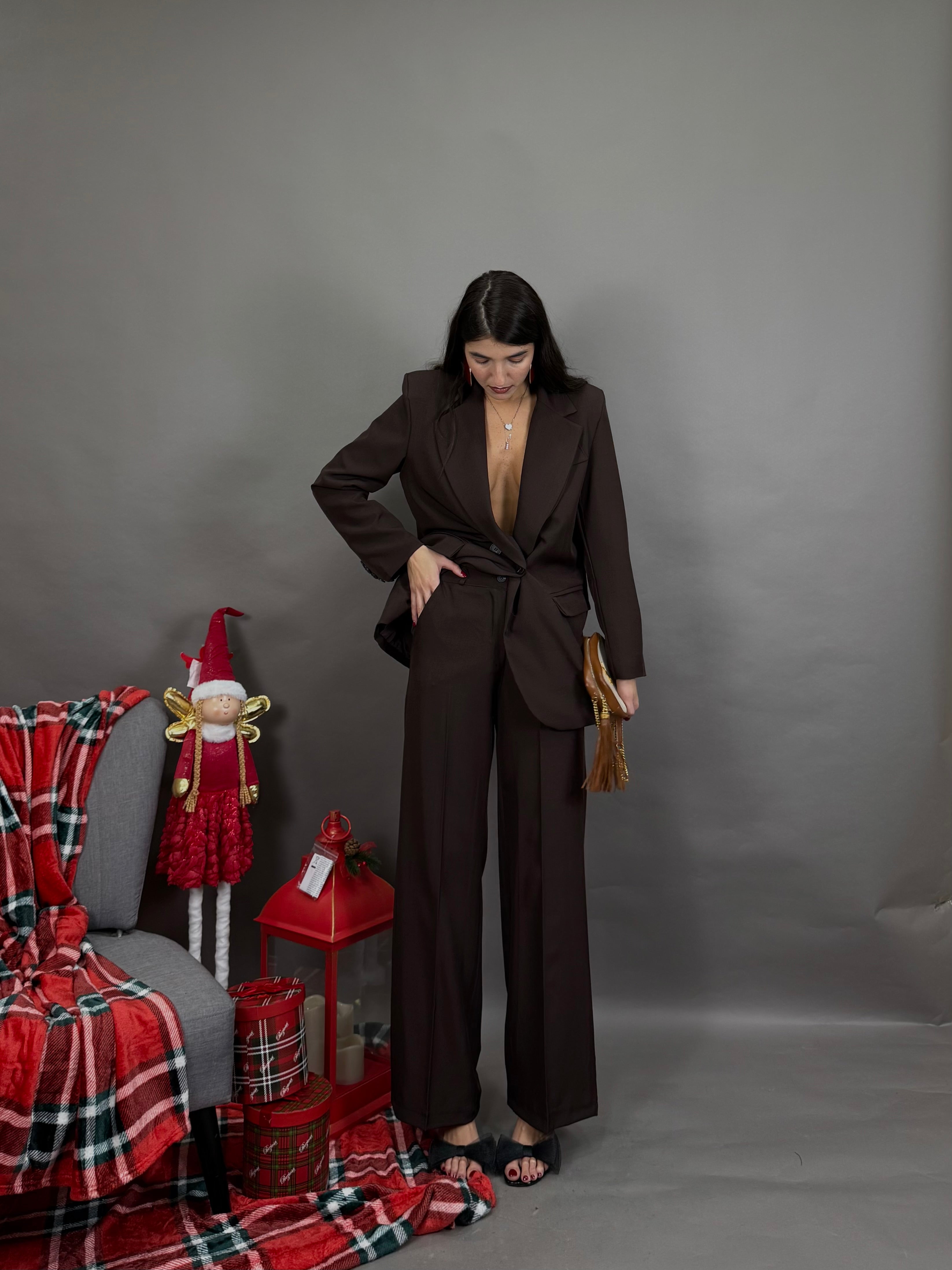 Tailleur Holiday marrone