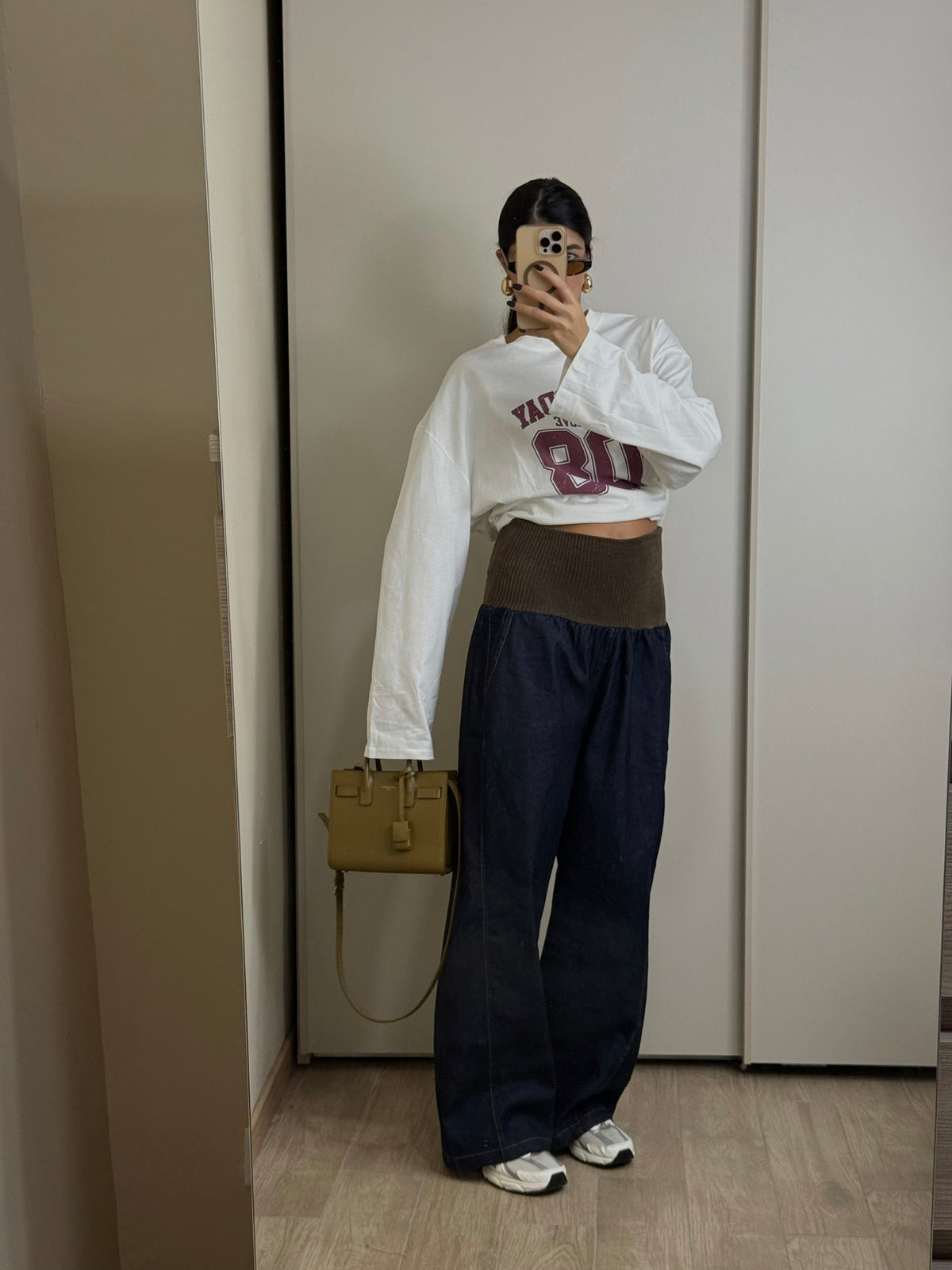 Pantalone con molla in velluto