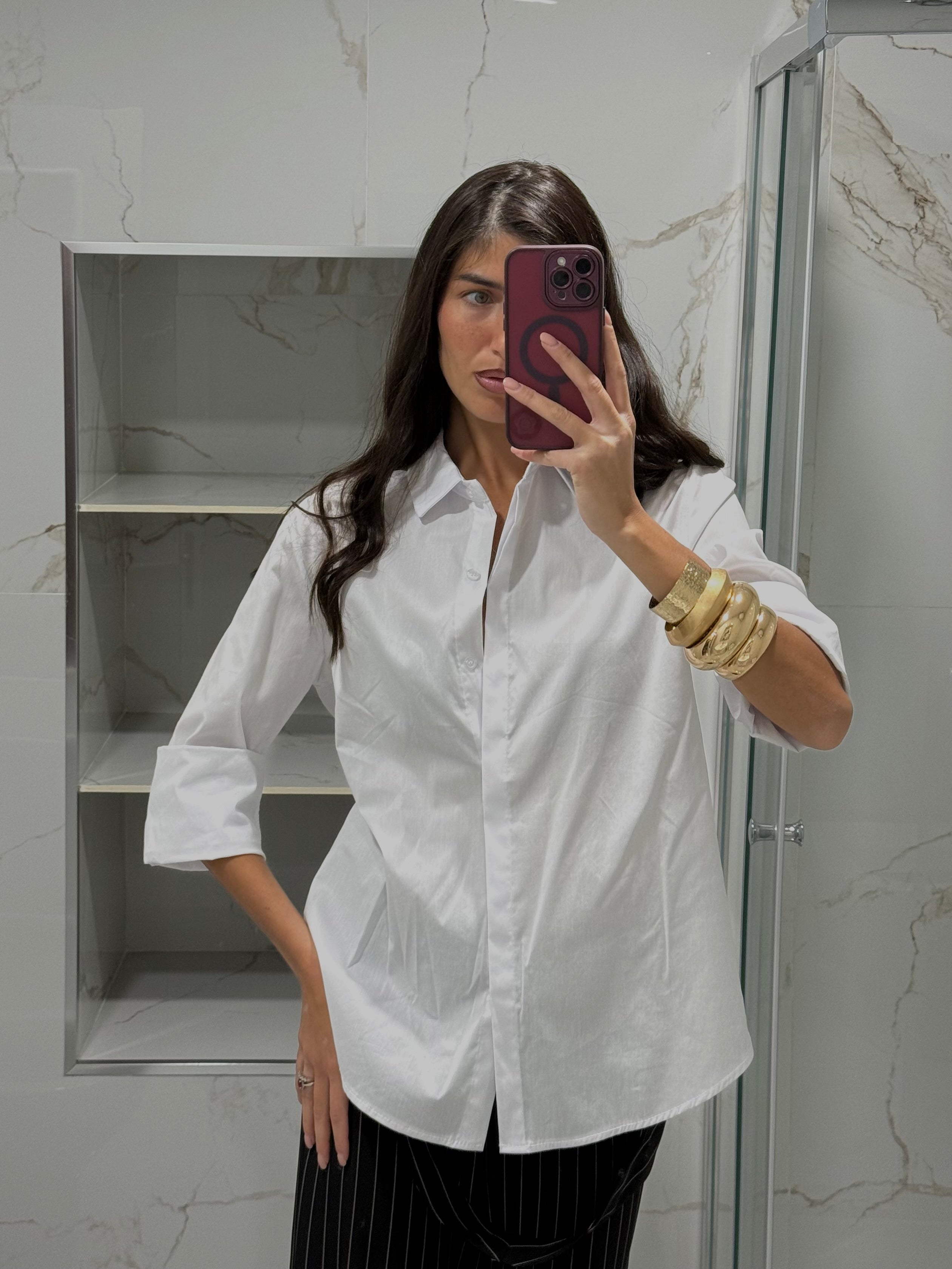 Camicia basic bianca