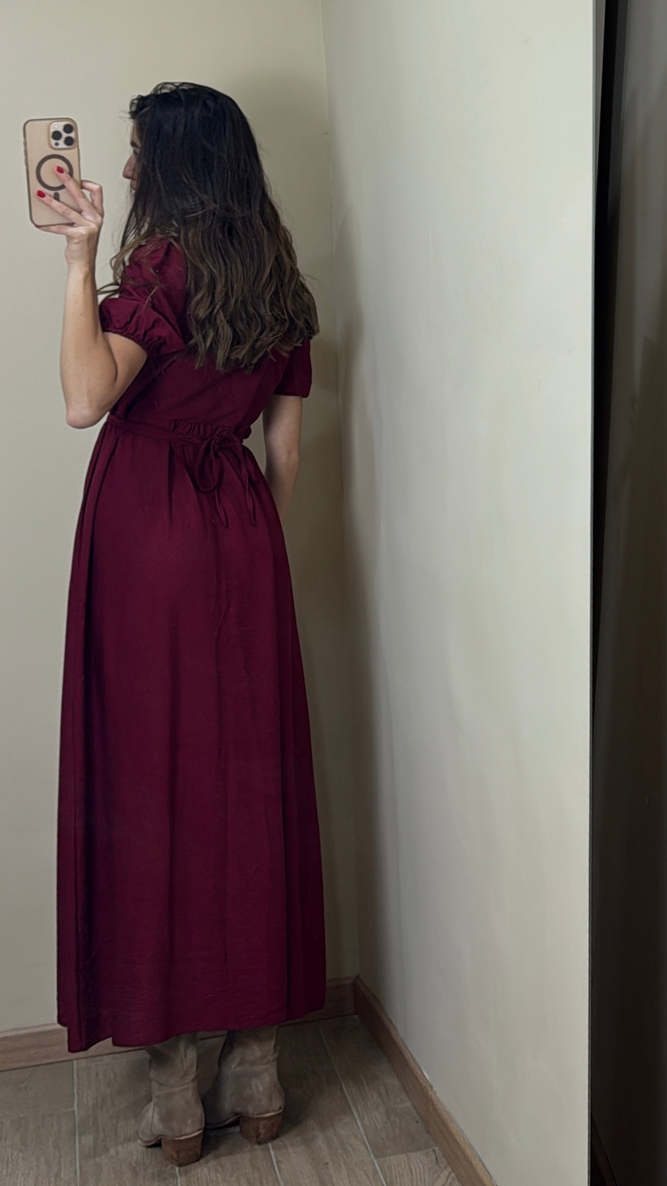 Dress Lucy bordeaux - LadyB Shop Online