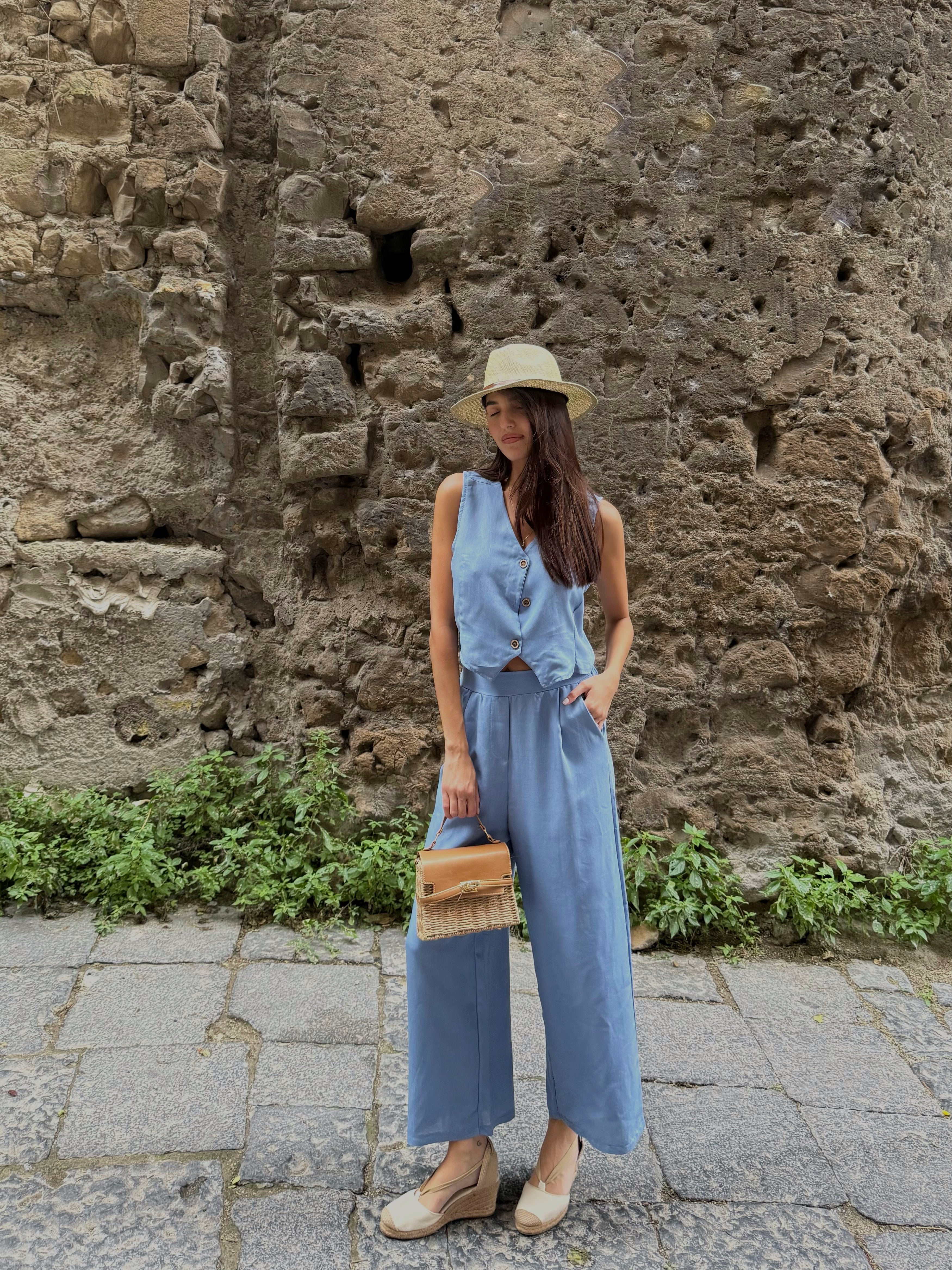 Coordinato polignano blu - LadyB Shop Online