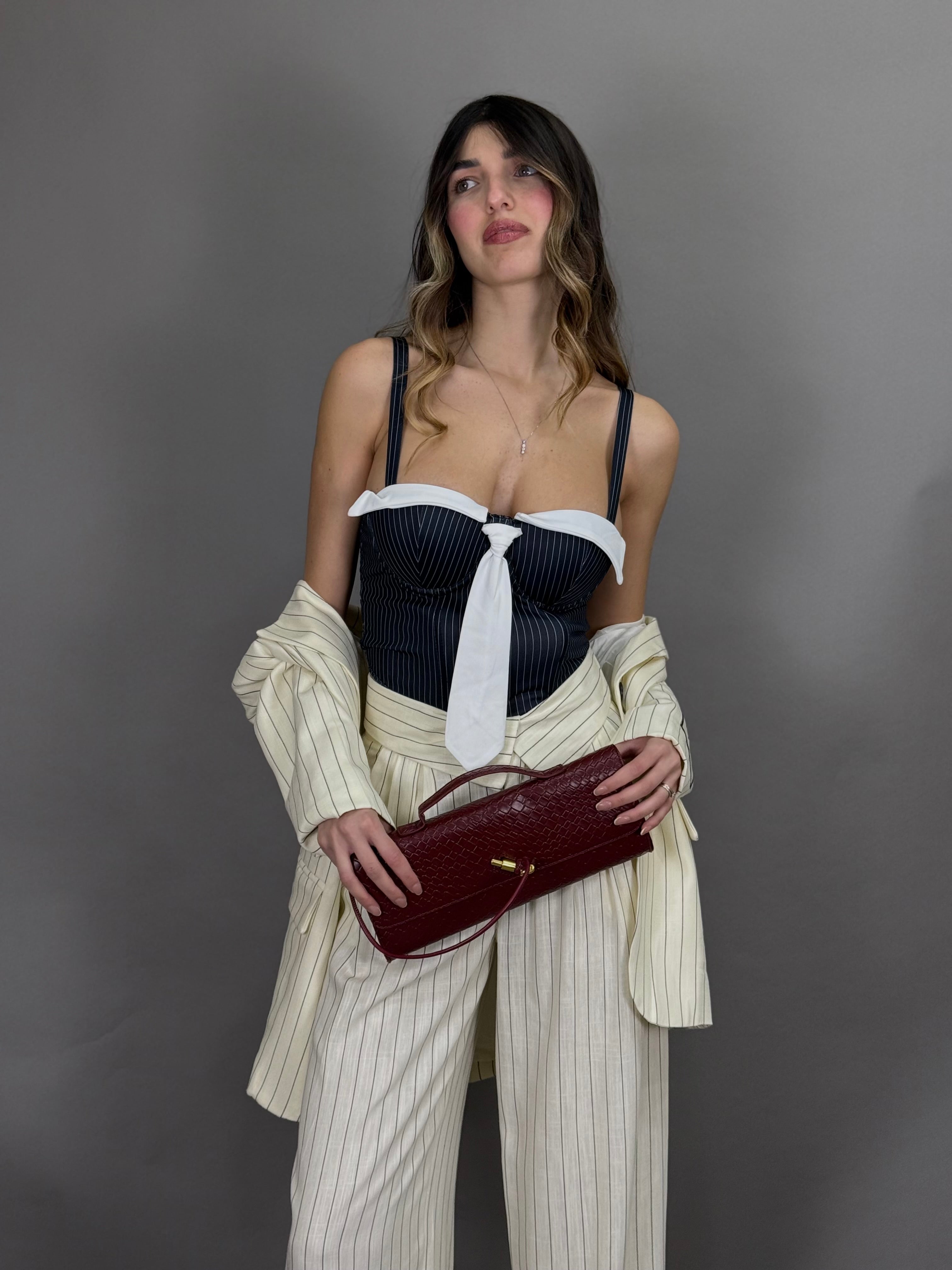 Corpetto gessato - LadyB Shop Online