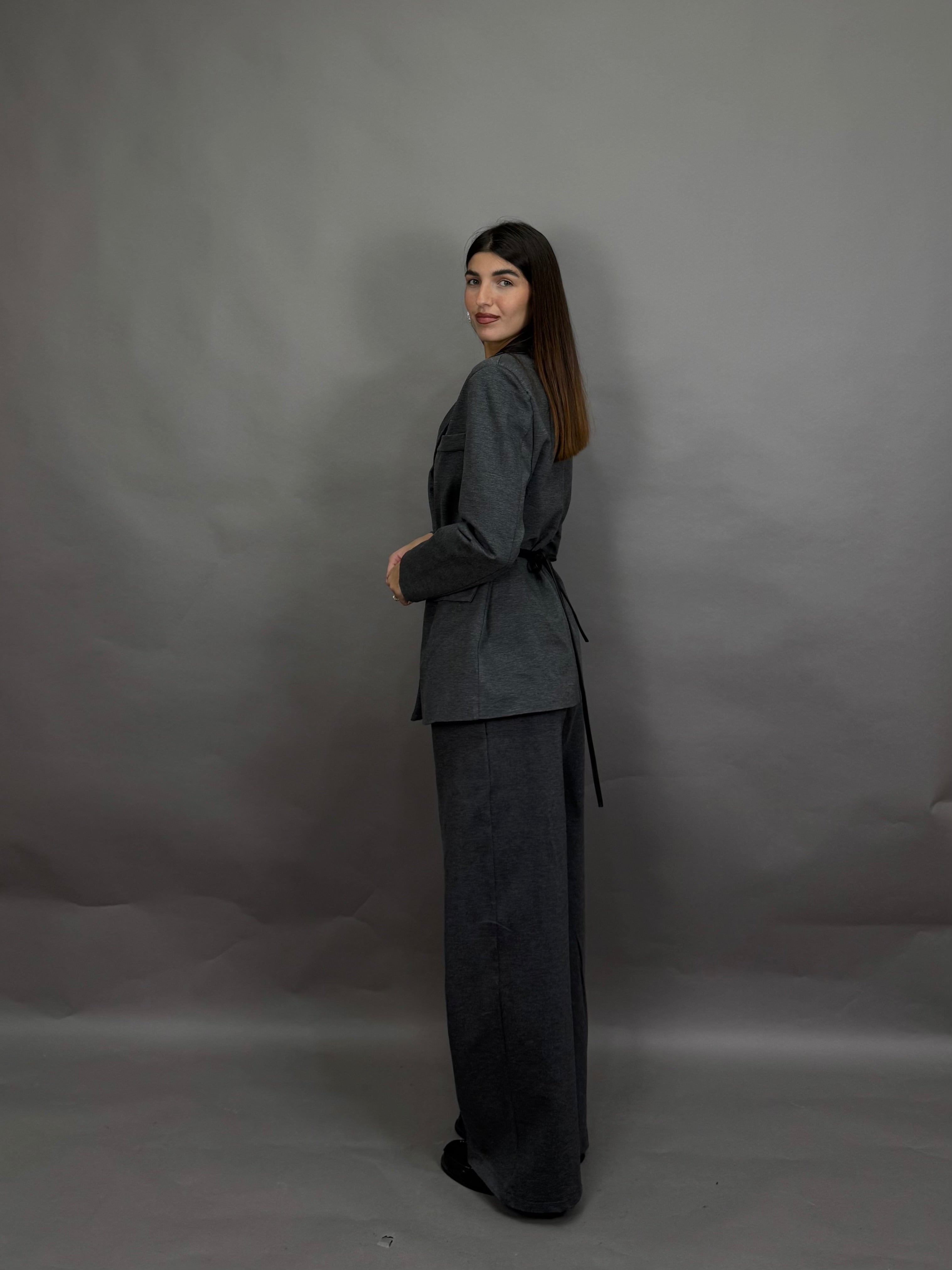 Pantalone Oxford grigio