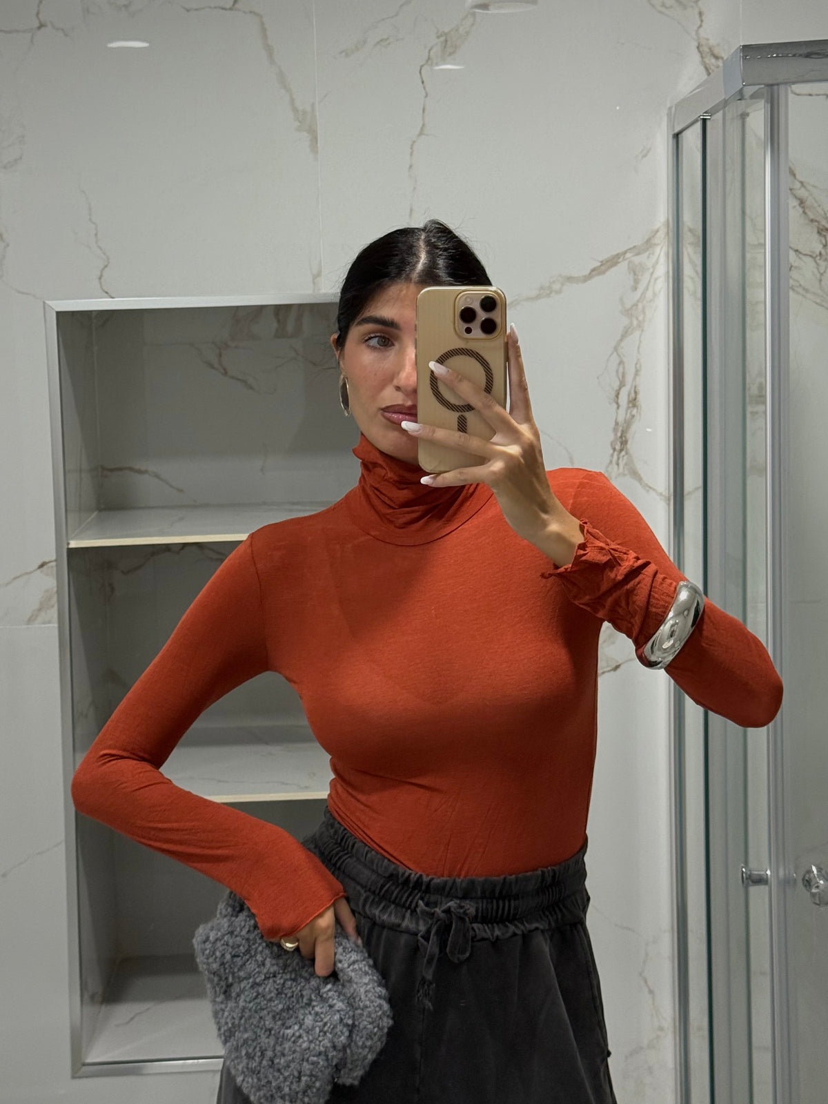 Maglia misto cachemire