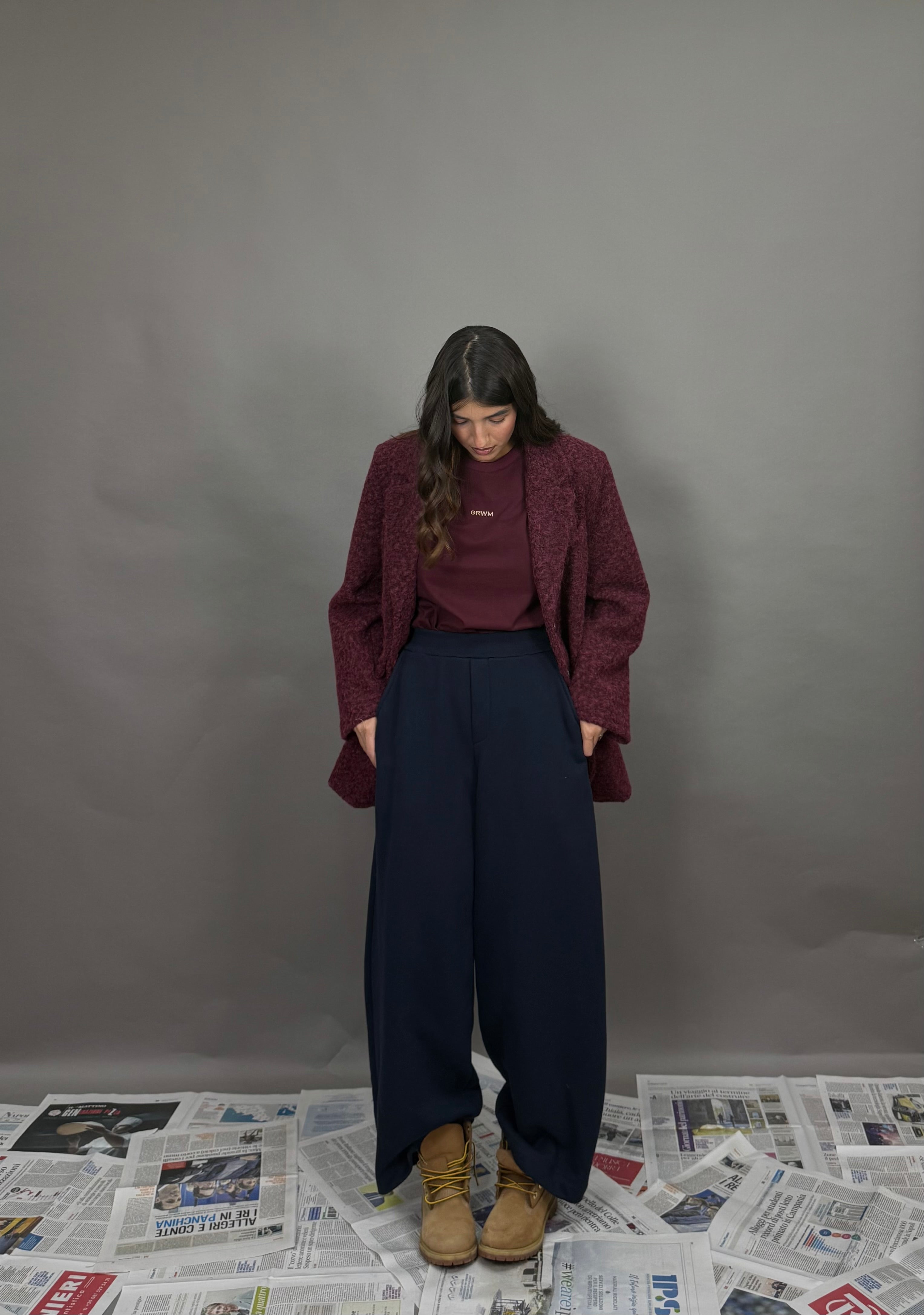 Panta tuta lumina blu