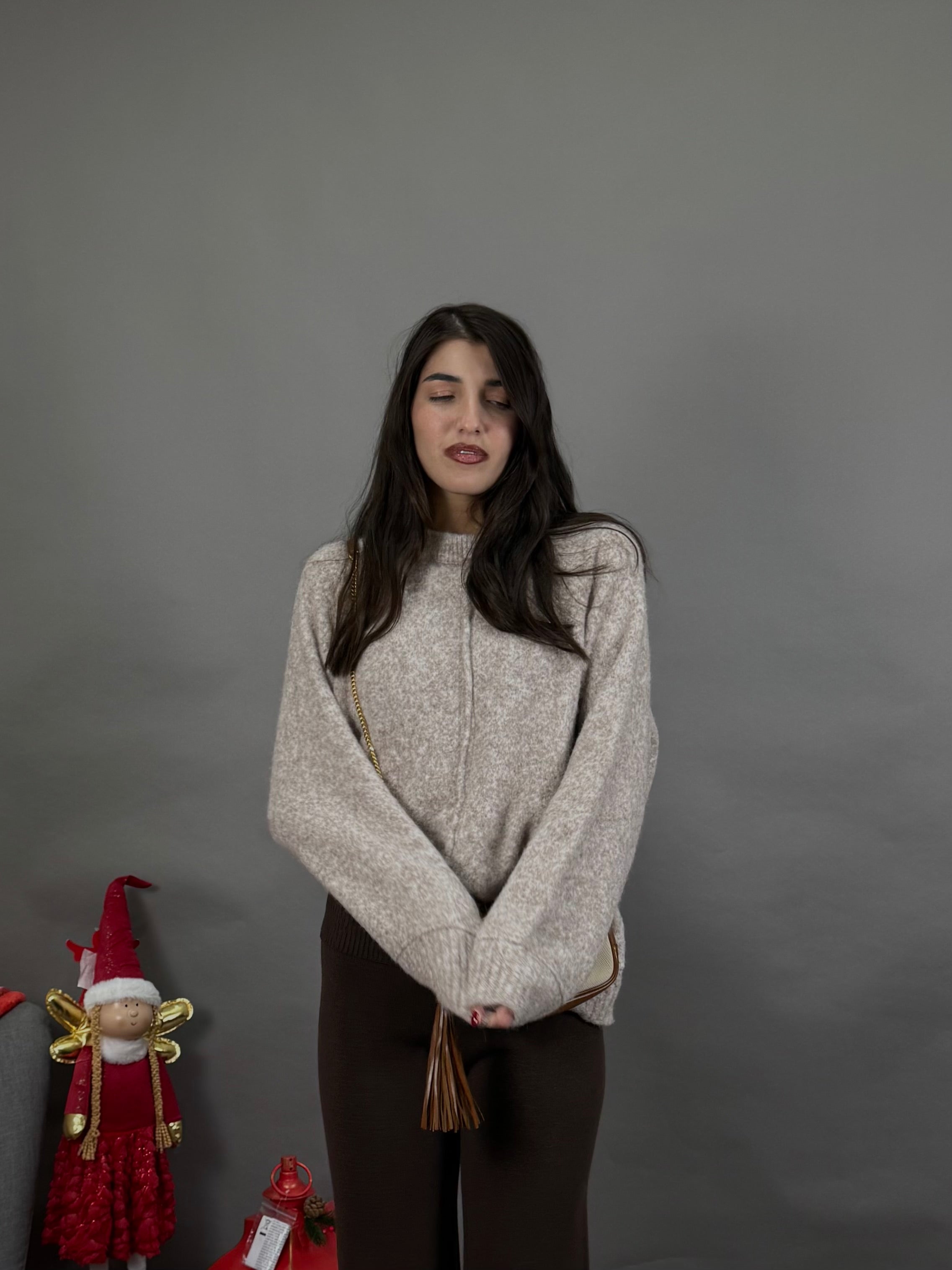 Maglione Sveva fango