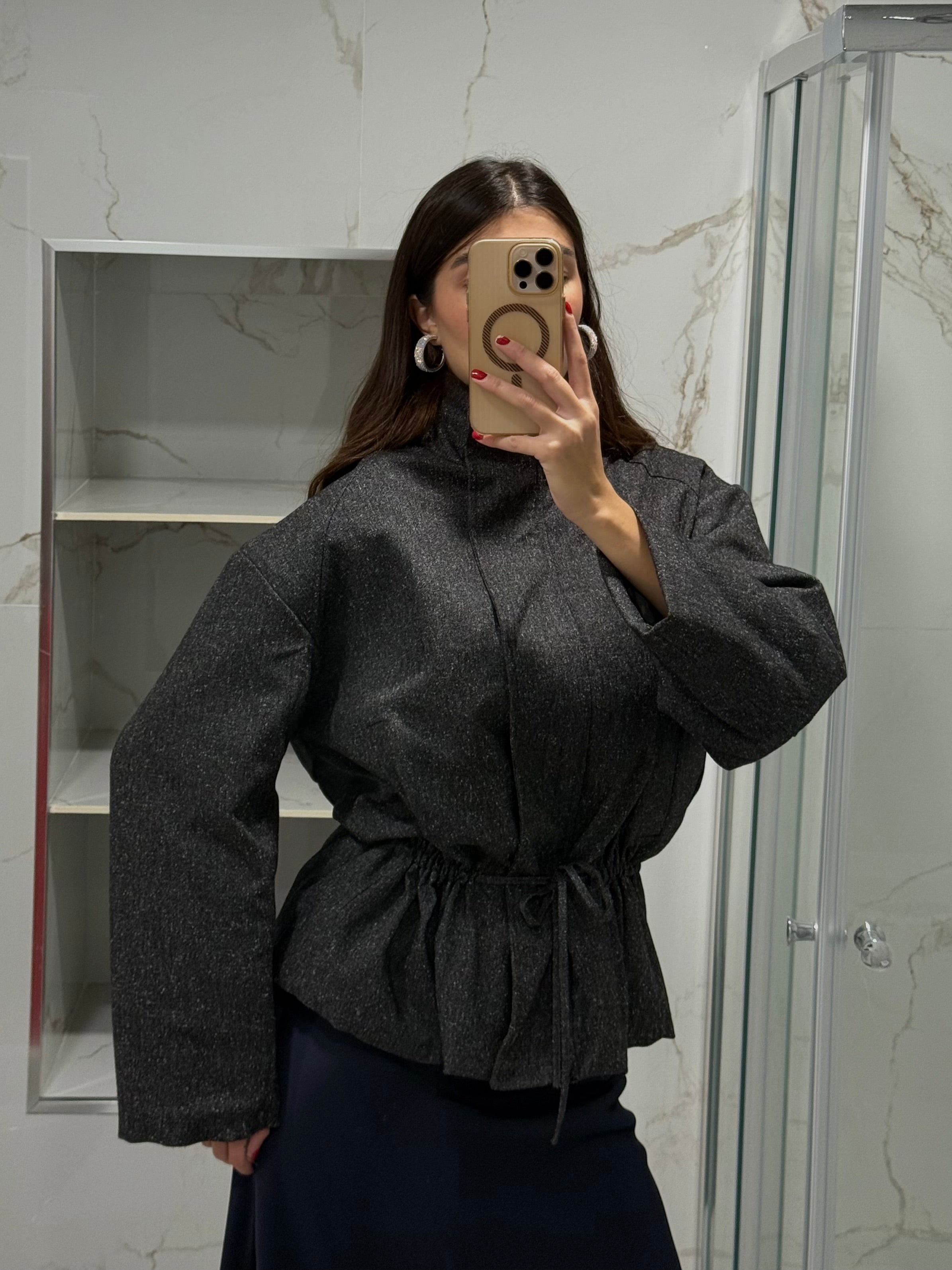 Giubbotto grigio lumina