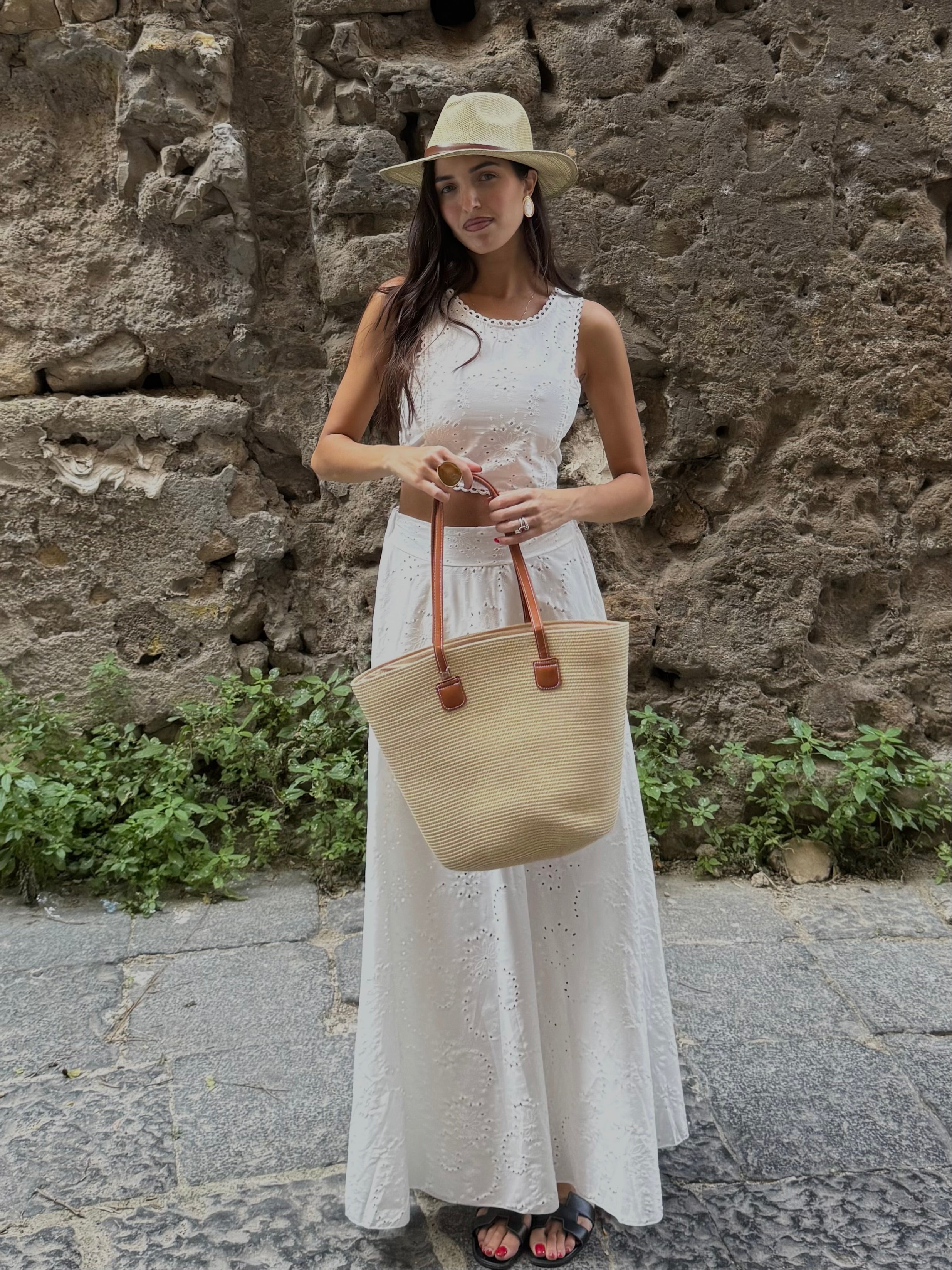 Borsa paglia chiara - LadyB Shop Online