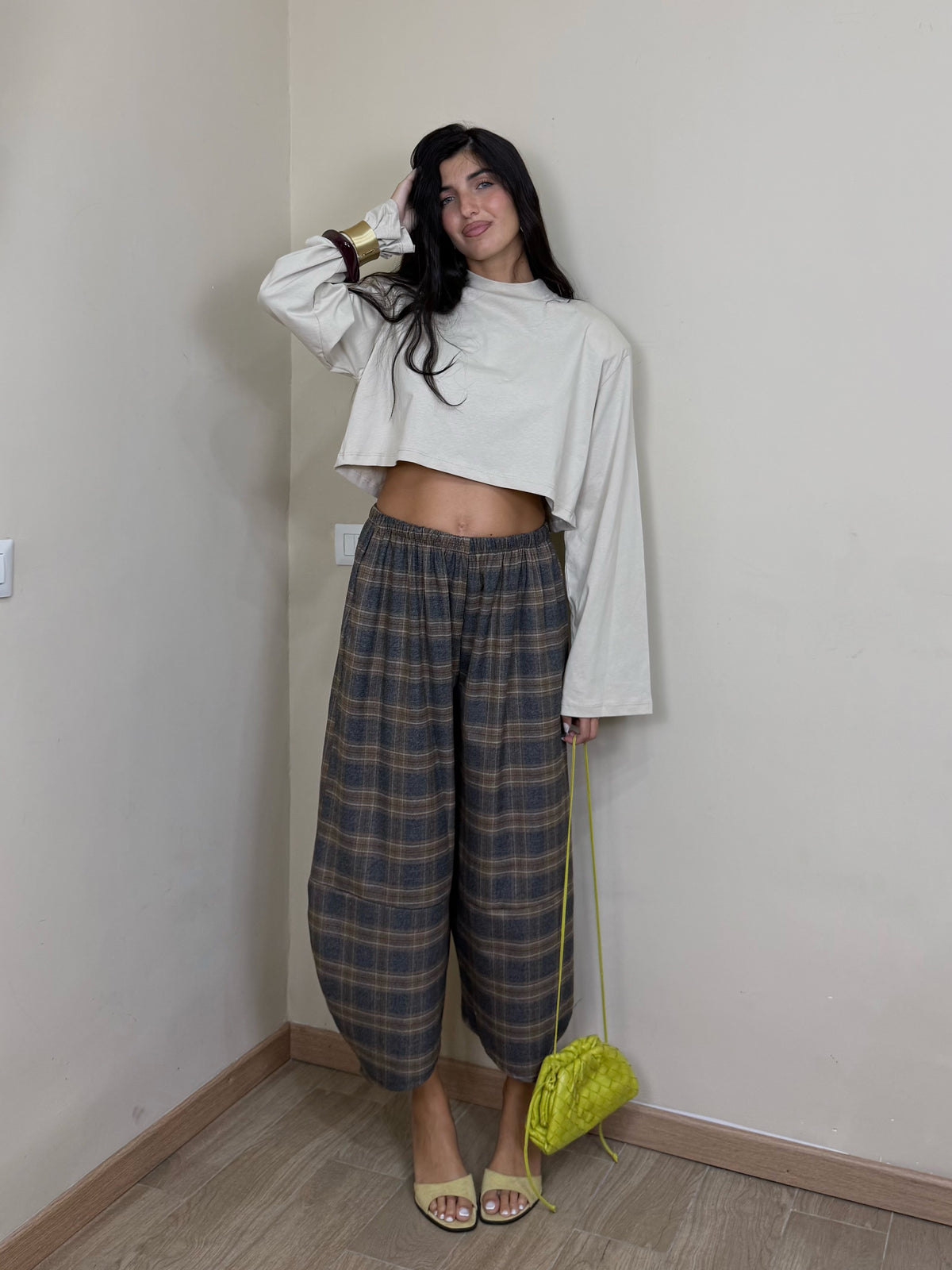 T-shirt crop by just west