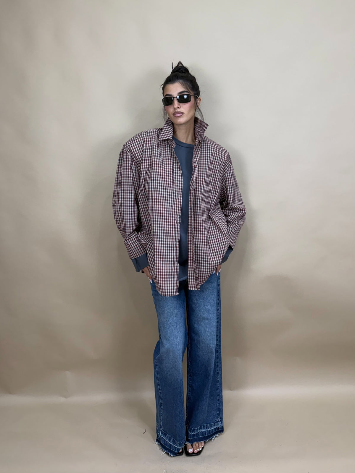 Camicia maxi spallina
