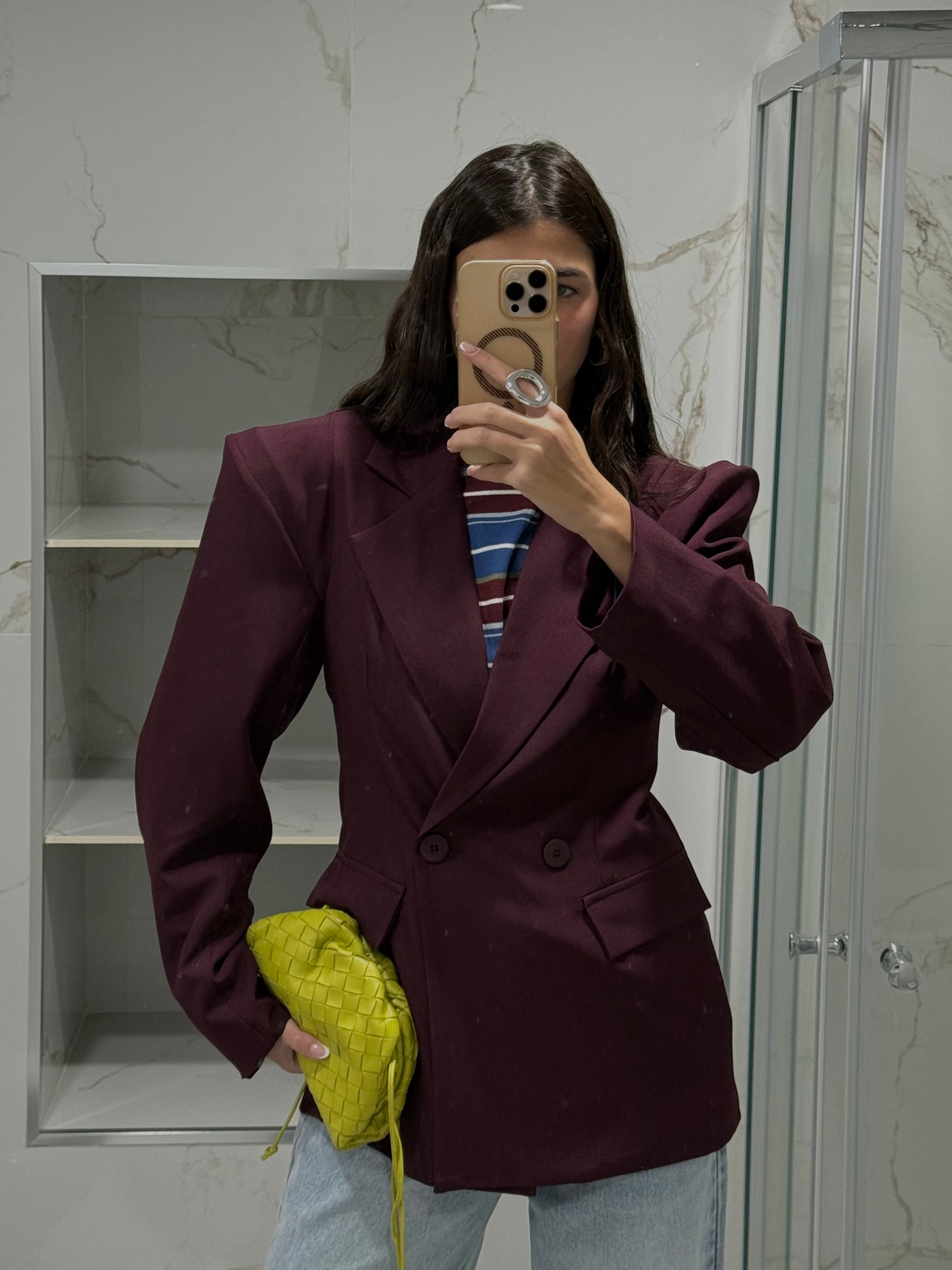 Blazer manica sbuffo