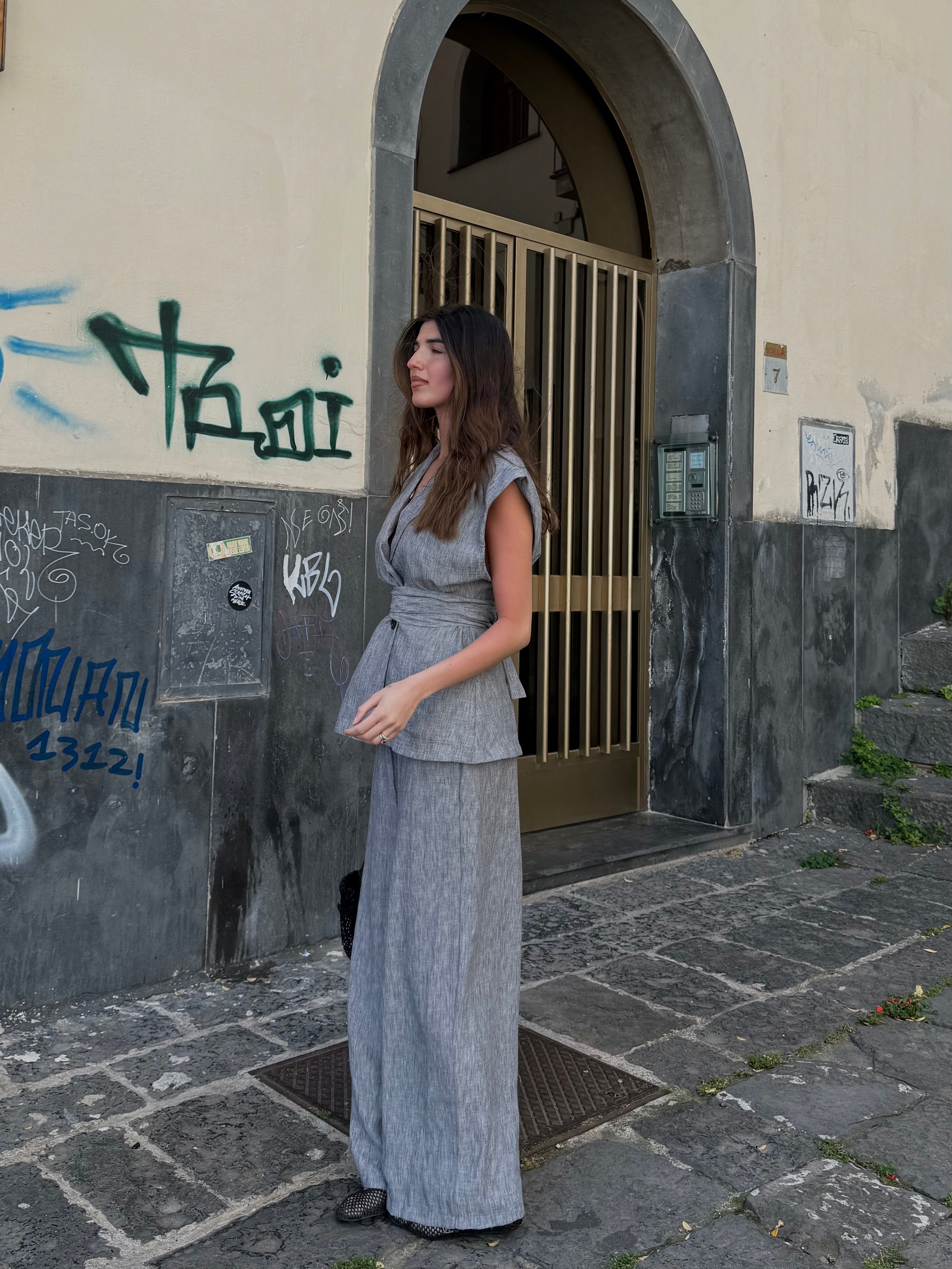 Tailleur Jane grigio