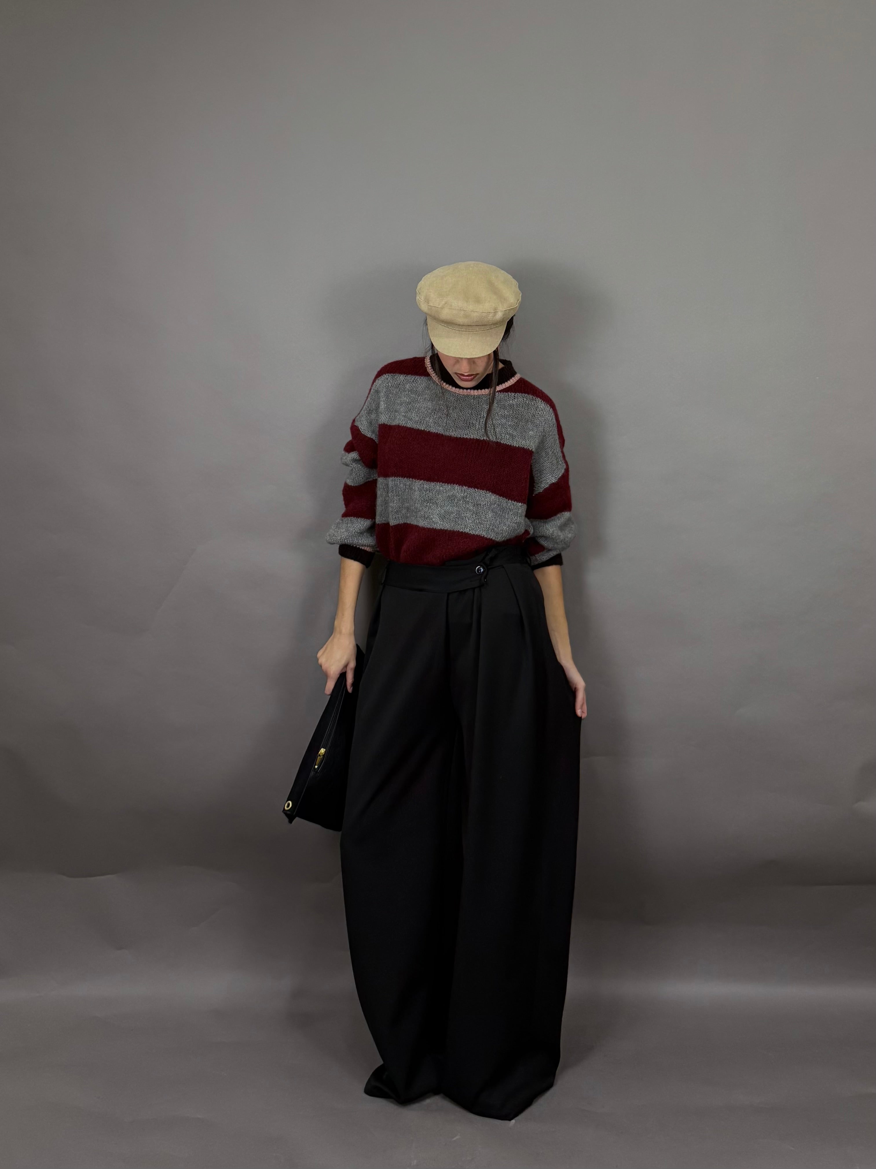 Pantalone storto nero