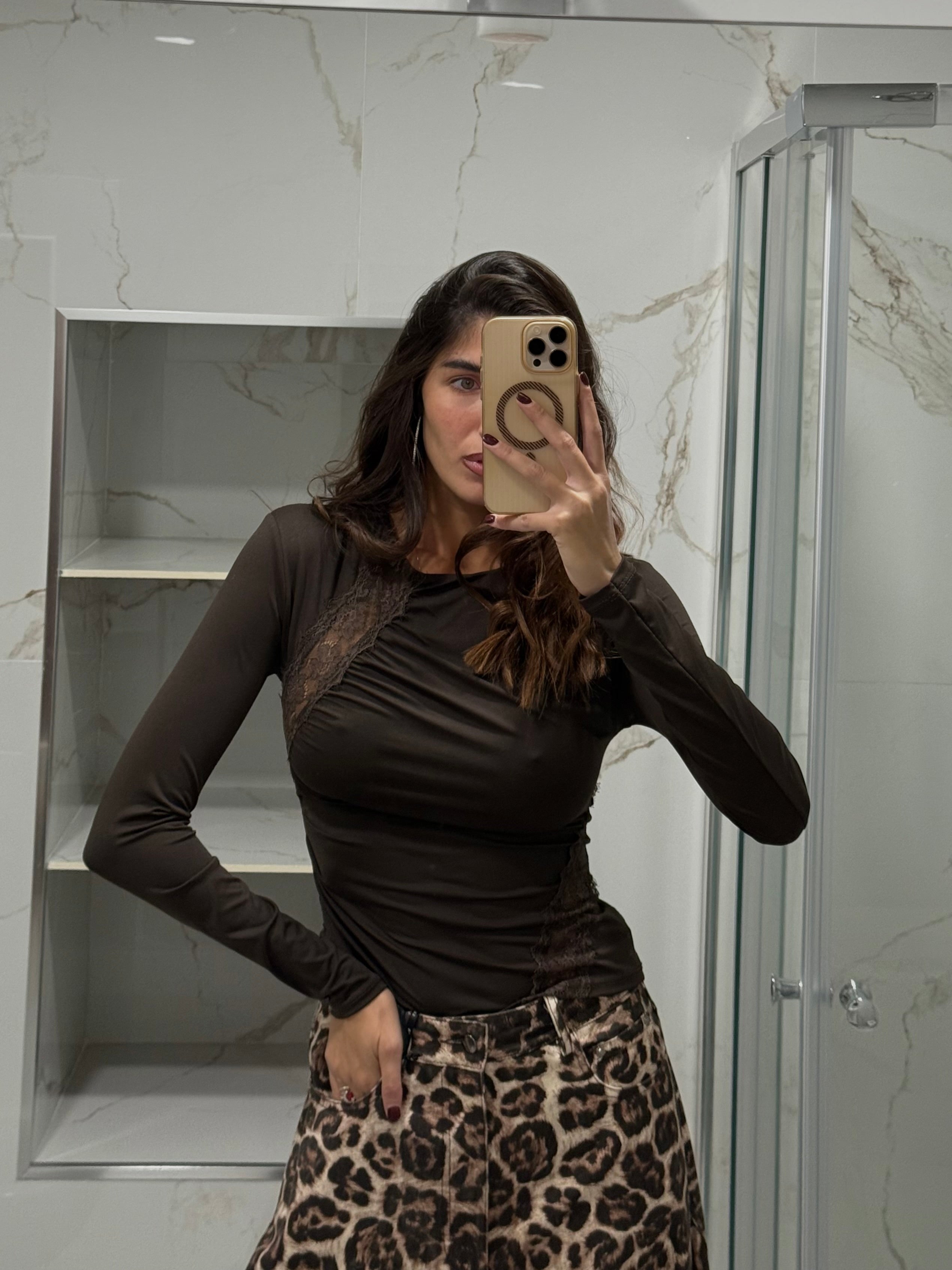 Maglia Silvia marrone