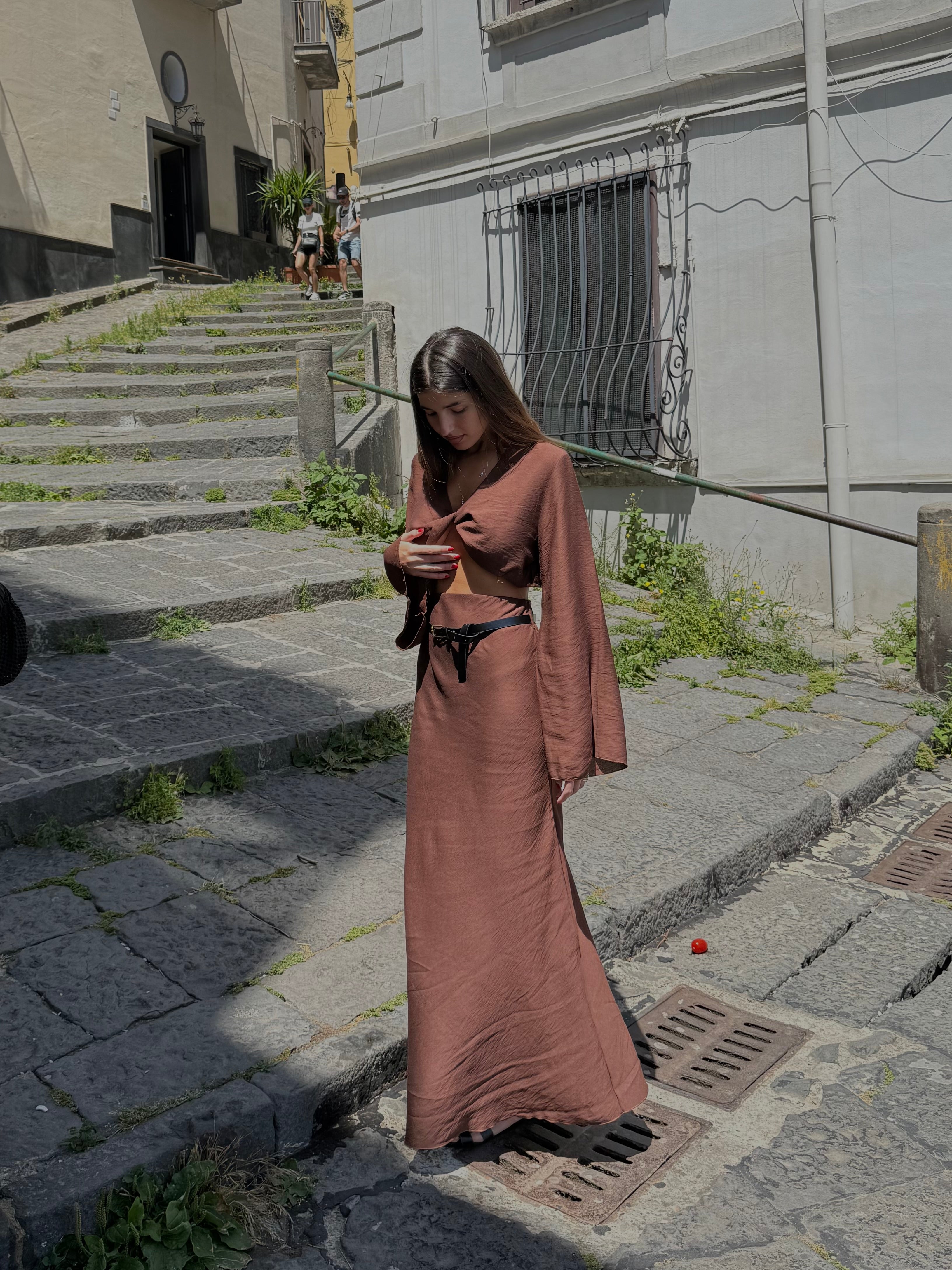 Coordinato Andrea marrone - LadyB Shop Online